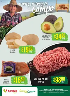 Vista previa de Soriana - Martes y Miércoles del Campo Súper: Juárez, nuevo folleto de la tienda, válido en México a partir del 12.08.2025