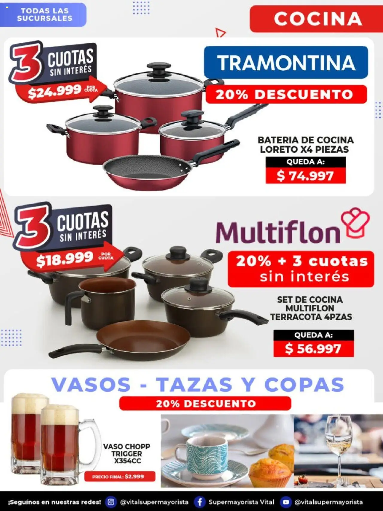 Vital - Ofertas nonfood │ válido desde el 02.06.2025 | Página: 3 | Productos: Cocina, Batería, Vasos