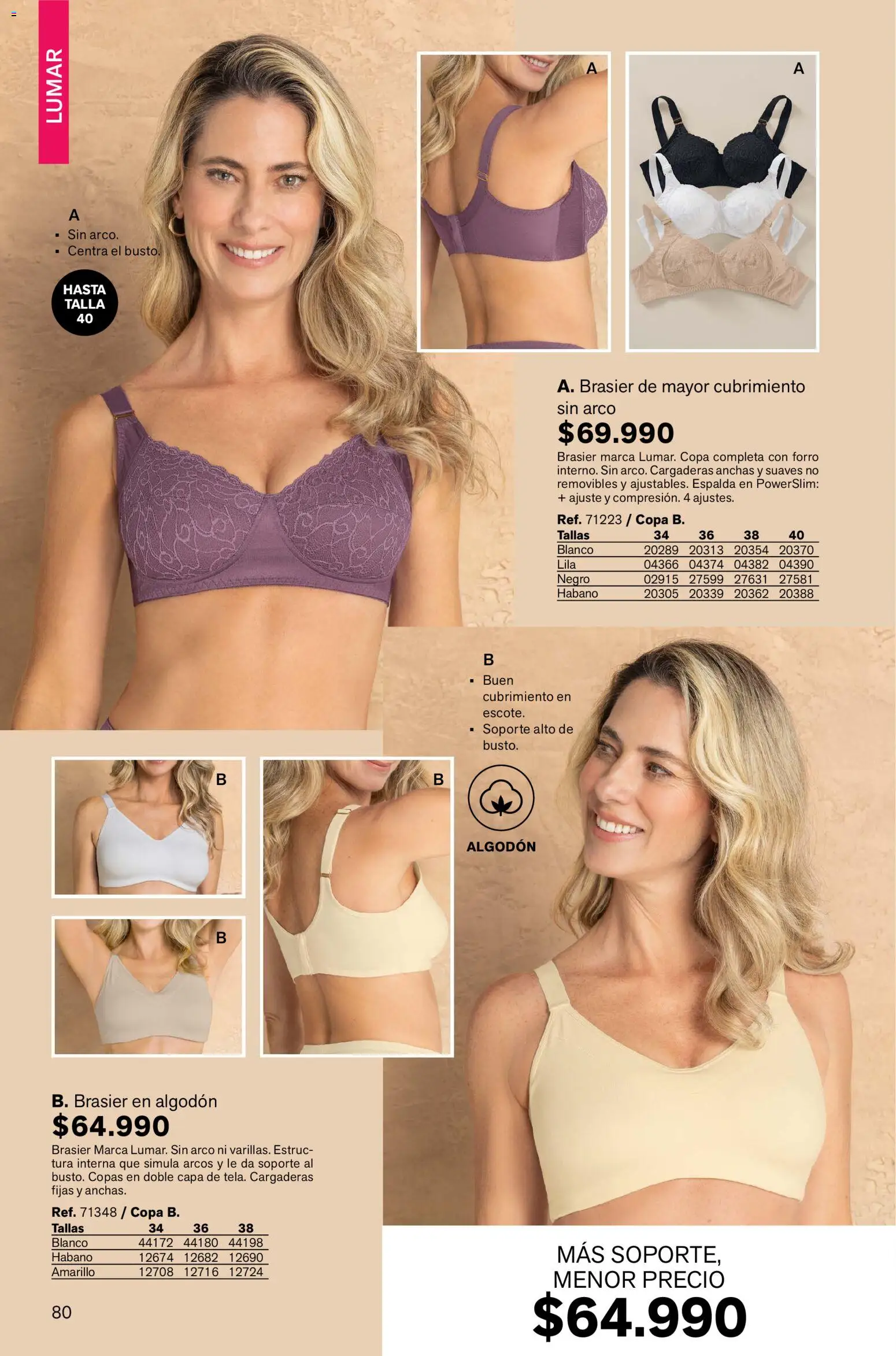 Leonisa revista - valida desde el 13.11.2025 | Página: 80 | Productos: Algodón, Brasier