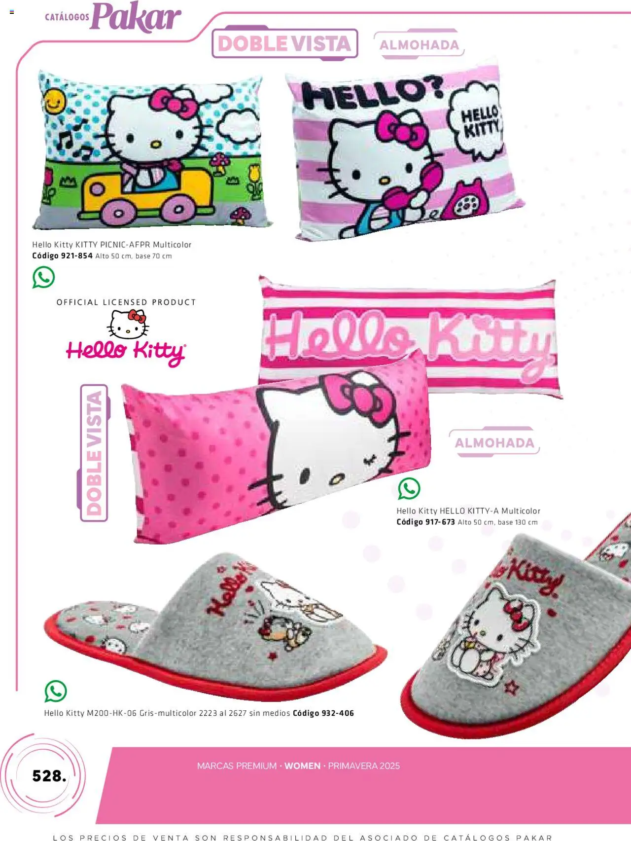 Nuevas ofertas de SC Pakar válidas en toda la República Mexicana desde el 06.03.2025. ¡Encuentra las mejores ofertas en SC Pakar catálogo Women! | Página: 528 | Productos: Almohada