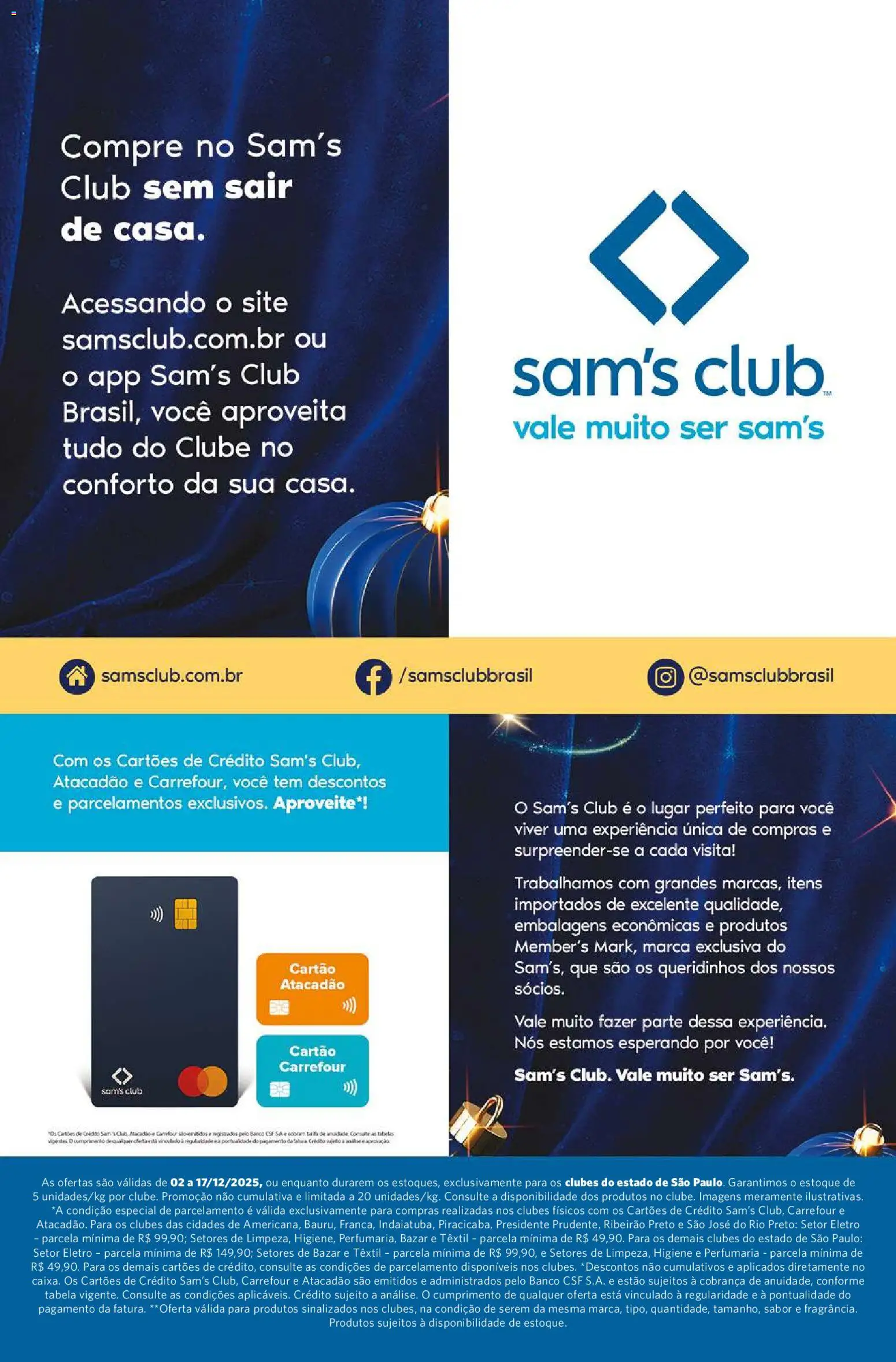 Sam's Club Folheto - válido de 02.12.2025 | Página: 16 | Produtos: Banco