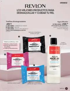 Nuevas ofertas de Andrea válidas en toda la República Mexicana desde el 13.07.2025. ¡Encuentra las mejores ofertas en Andrea - Catálogo Beauty Campaña 4! | Página: 71 | Productos: Toallitas desmaquillantes, Agua, Maquillaje, Agua micelar