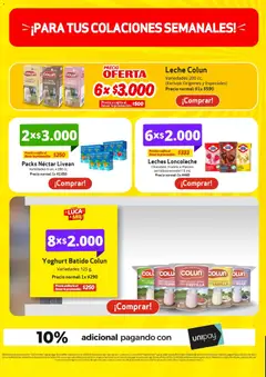 Unimarc Ofertas válido desde el 15.04.2026 | Página: 2 | Productos: Leche, Chocolate, Frutilla, Plátano