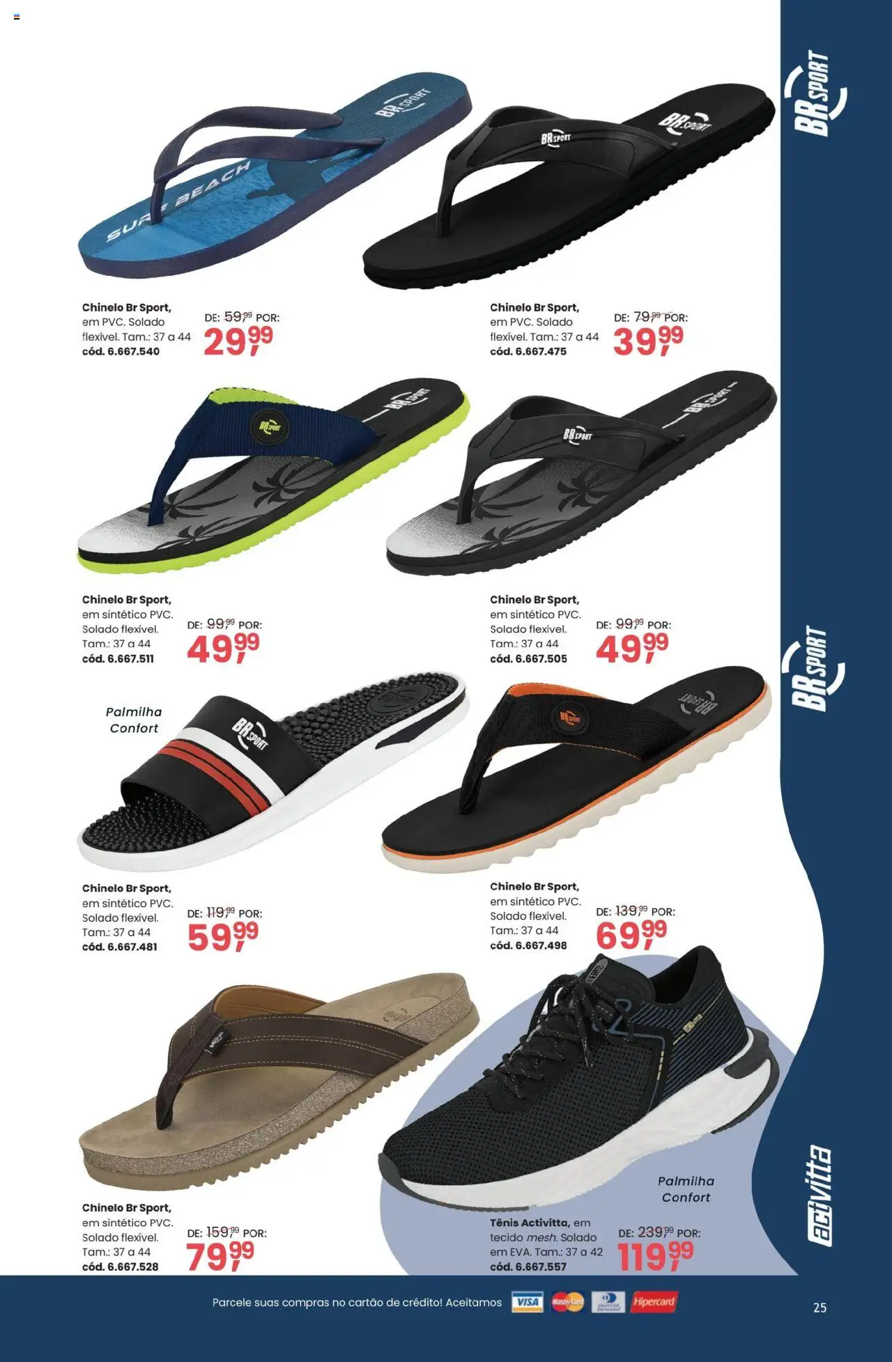 Quatro Estações Folheto - válido de 01.12.2025 | Página: 25 | Produtos: Tecido, Tênis, Palmilha