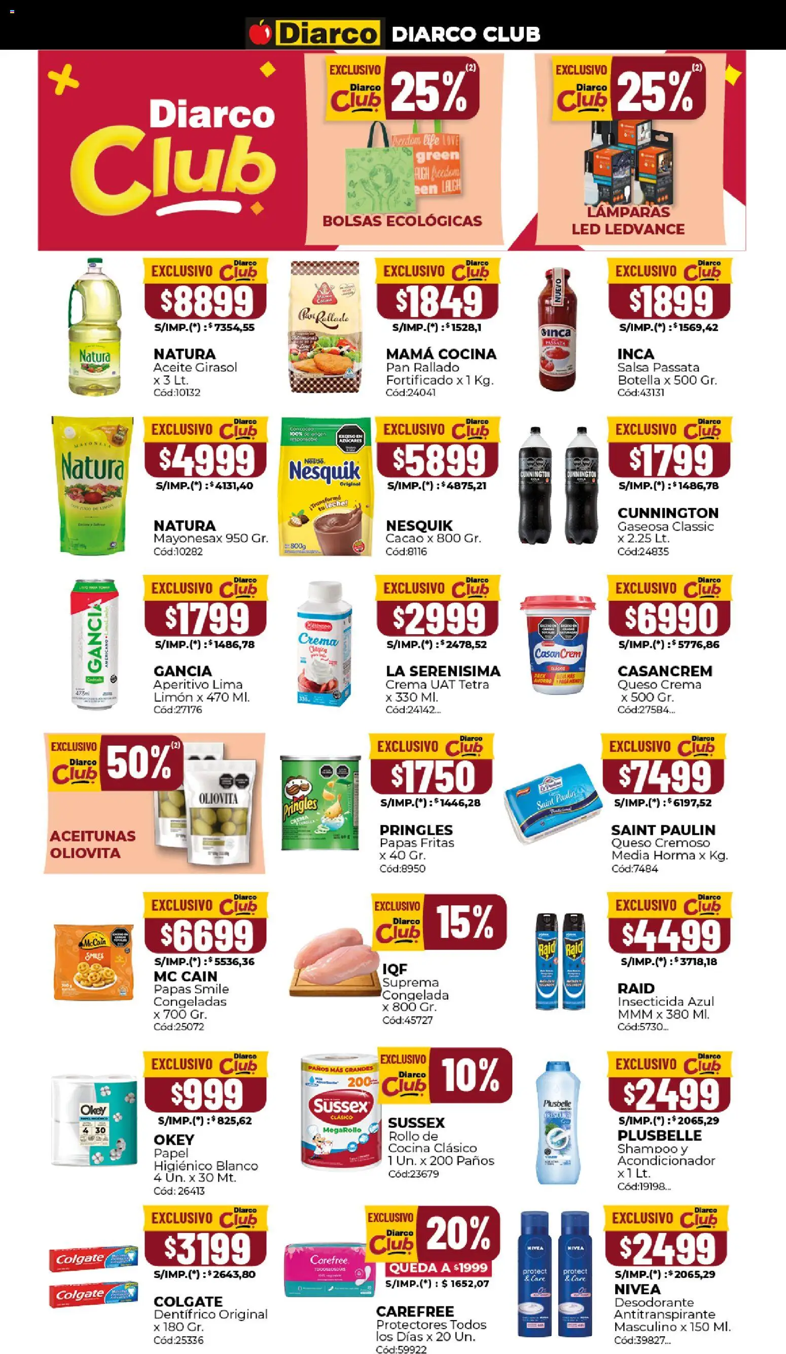 Diarco ofertas │ válido desde el 12.01.2026 | Página: 9 | Productos: Cocina, Gaseosa, Acondicionador, Crema