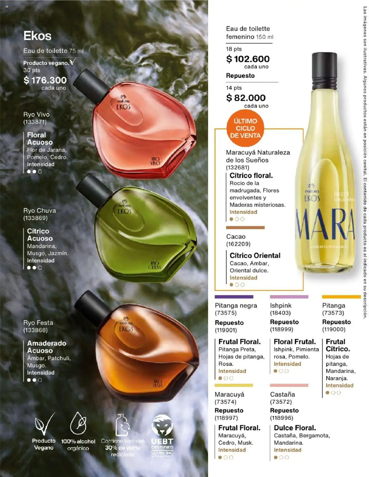 Natura revista - valida desde el 23.07.2025 | Página: 50 | Productos: Pimienta, Maracuyá, Eau de toilette, Tintura