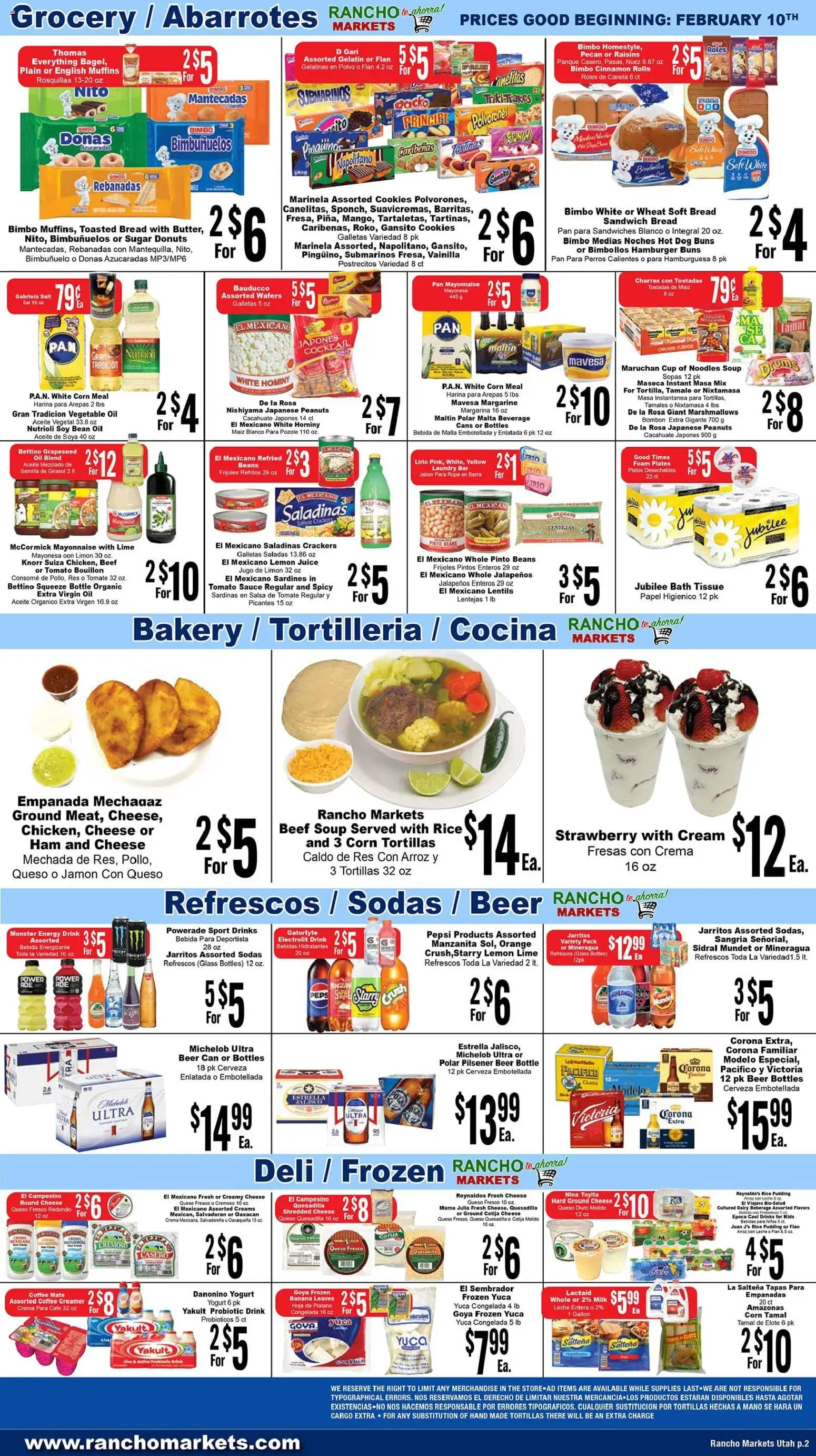 Rancho Markets Weekly Ad - valid from 10.02.2026 | Page: 2
