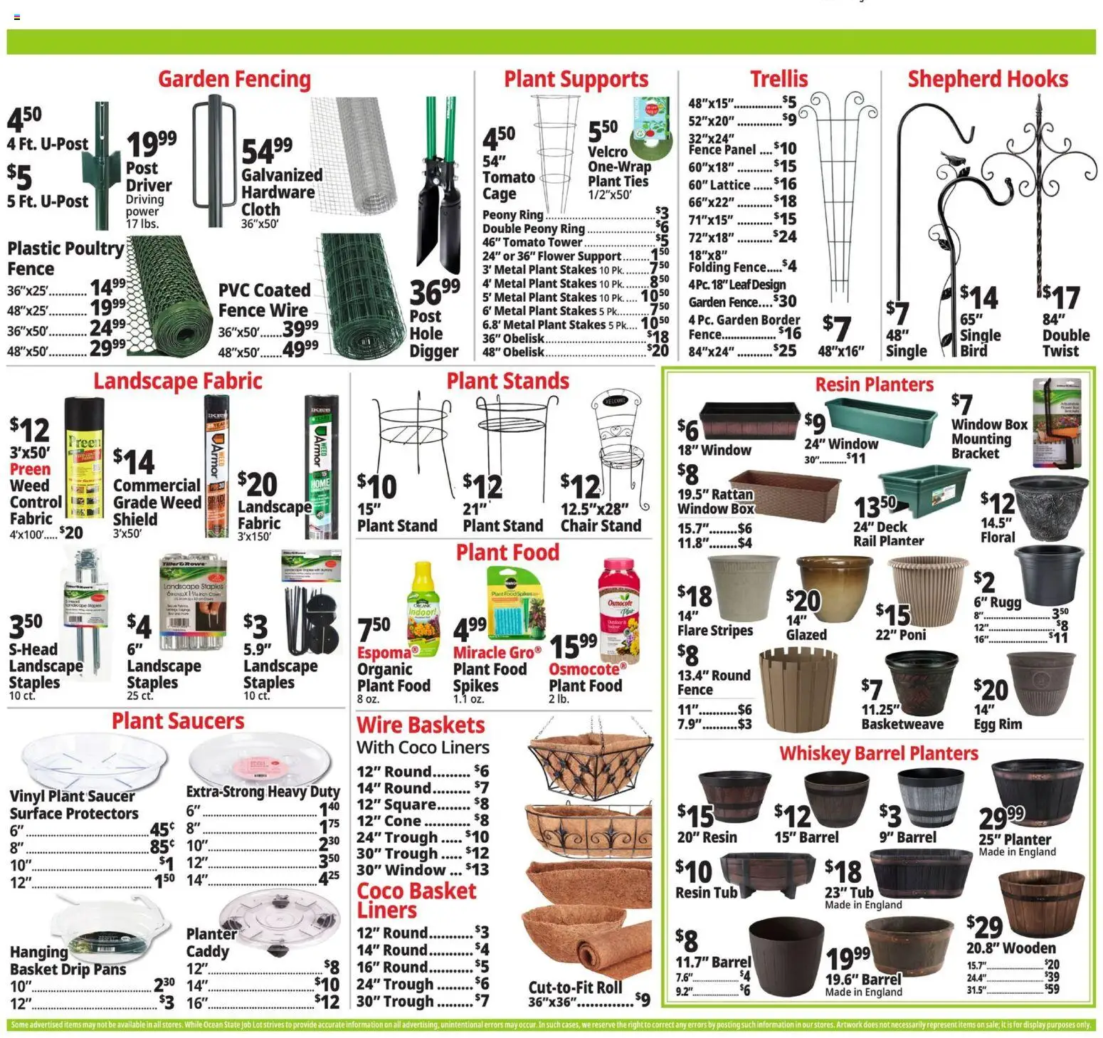 Ocean State Job Lot Weekly Ad - MA - valid from 19.03.2026 | Page: 6 | Products: Digger, Ring, Wire, Poultry