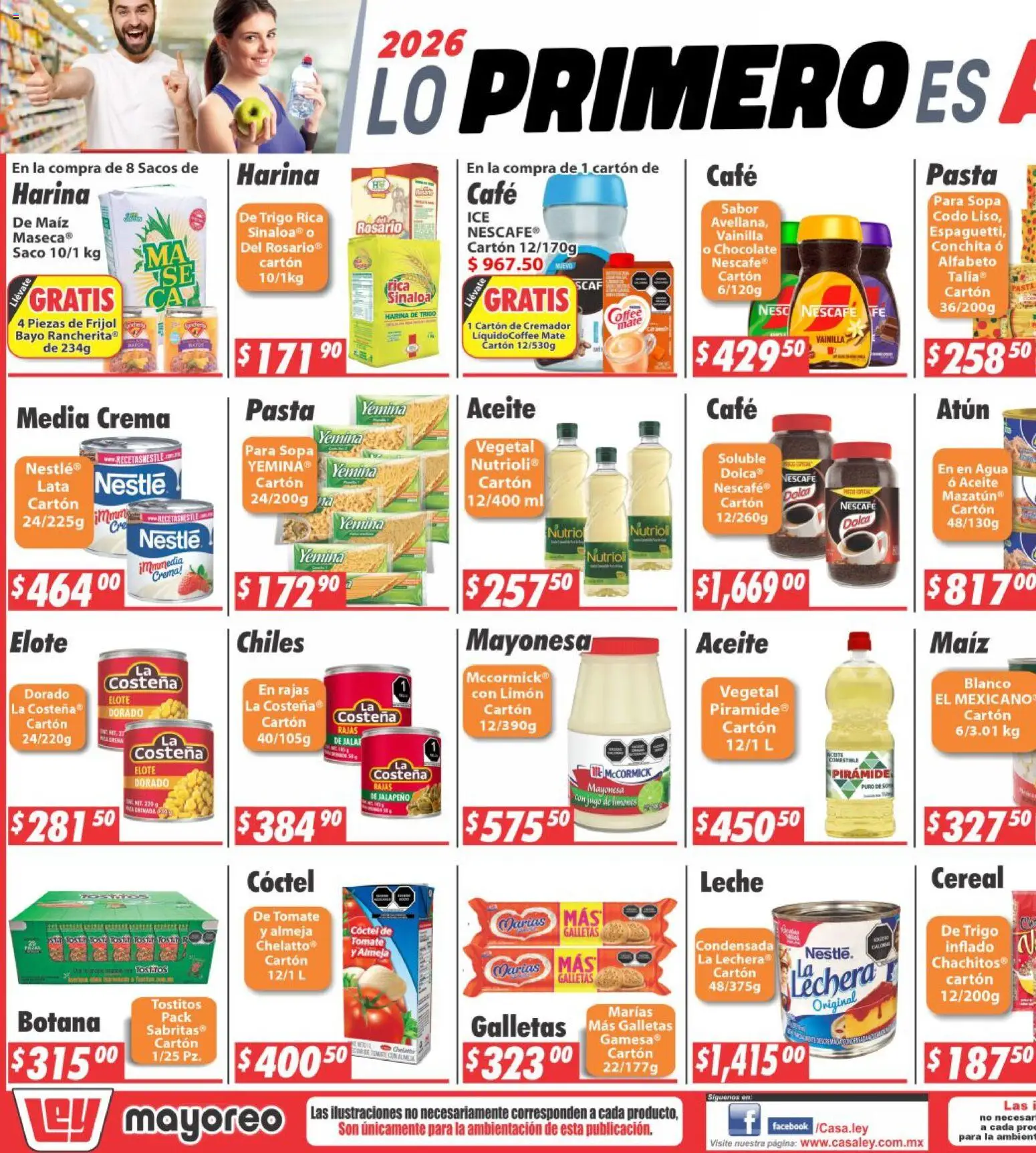 Nuevas ofertas de Casa Ley válidas en toda la República Mexicana desde el 12.01.2026. ¡Encuentra las mejores ofertas en Casa Ley folleto Frontera! | Página: 5 | Productos: Maíz, Sopa, Crema, Tomate