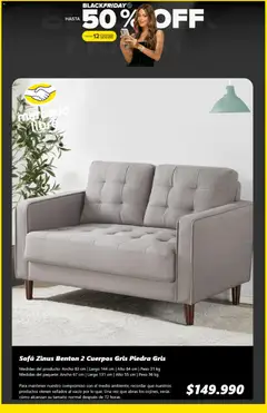 Black Friday Mercado Libre válido desde el 28.11.2025 | Página: 5 | Productos: Peso, Sofá