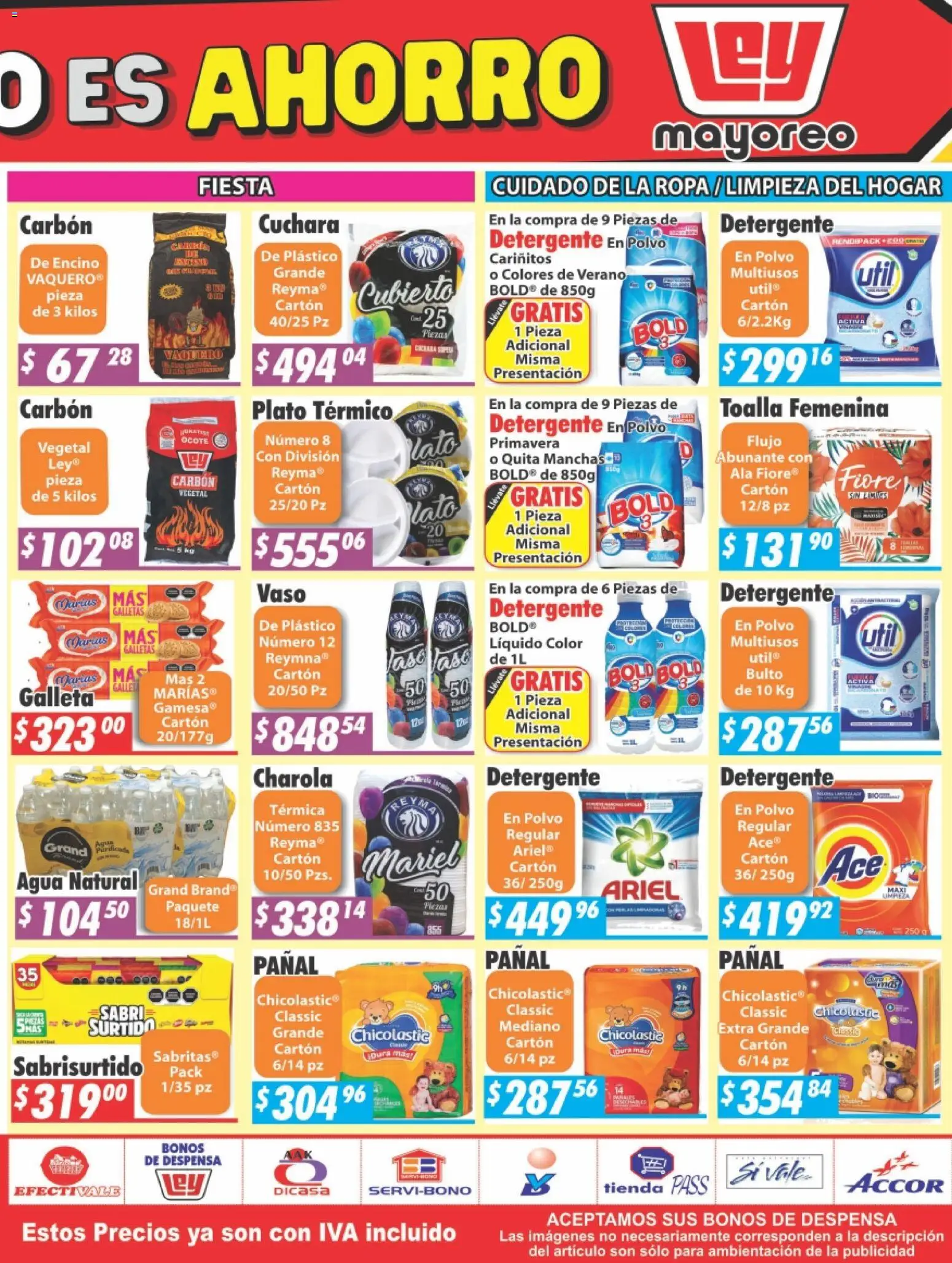 Nuevas ofertas de Casa Ley válidas en toda la República Mexicana desde el 13.04.2026. ¡Encuentra las mejores ofertas en Casa Ley folleto Sinaloa! | Página: 6 | Productos: Detergente, Agua, Cuchara, Polvo