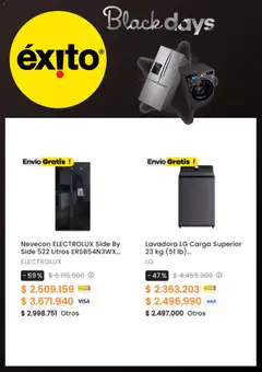 Éxito - Black Friday -  Vista previa de la revista de la tienda Éxito valido desde el 14.11.2025 | Página: 13 | Productos: Lavadora