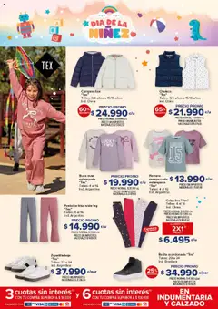 Carrefour - Día de la Niñez │ válido desde el 30.07.2025 | Página: 34 | Productos: Manga, Buzo, Tender, Chaleco