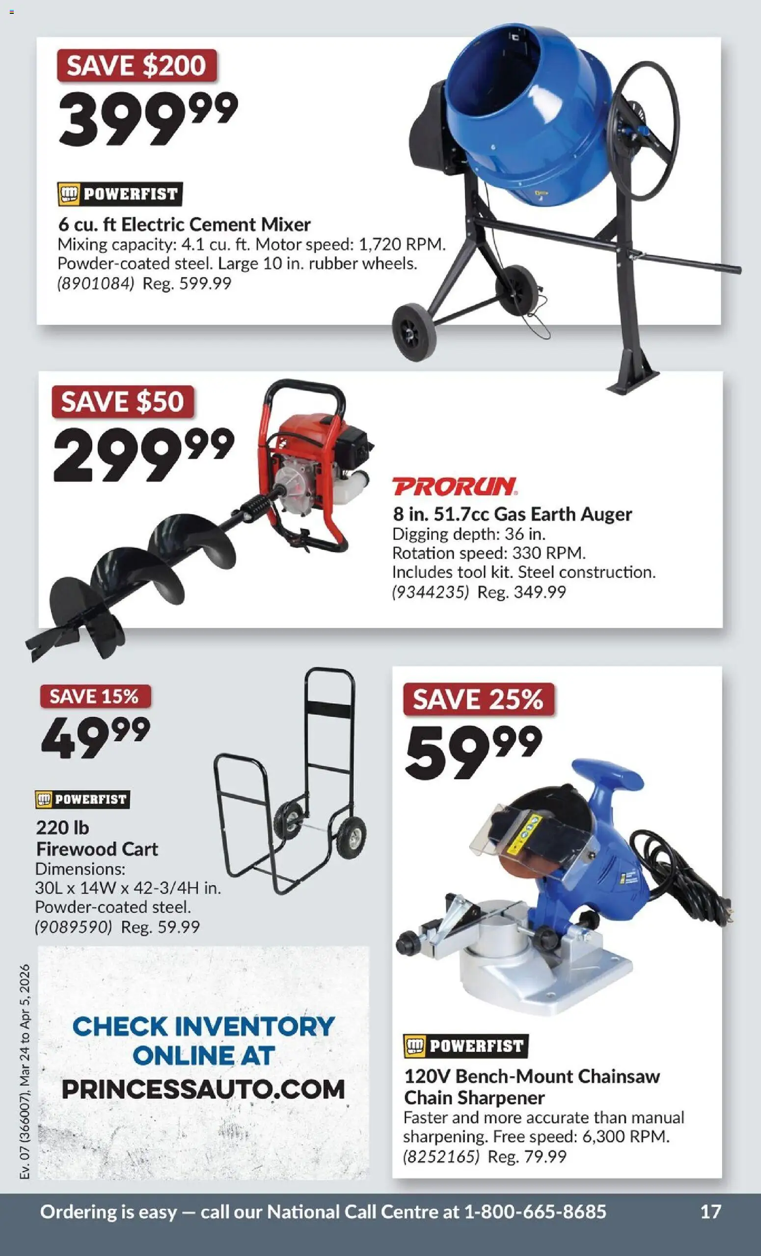 Princess Auto flyer valid from 24.03.2026 | Page: 25 | Products: Mixer