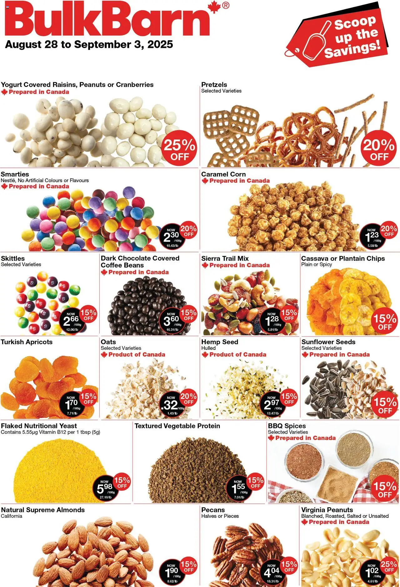 Bulk Barn flyer valid from 28.08.2025 | Page: 1