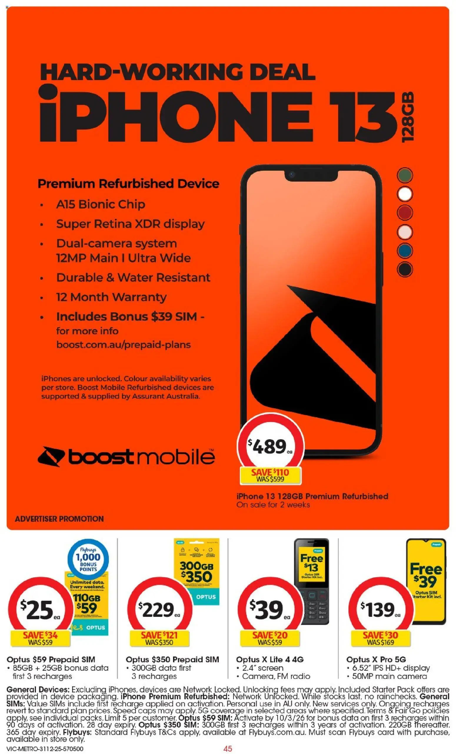 Coles catalogue - valid from 31.12.2025 | Page: 46 | Products: Water, Device, Radio, Iphone