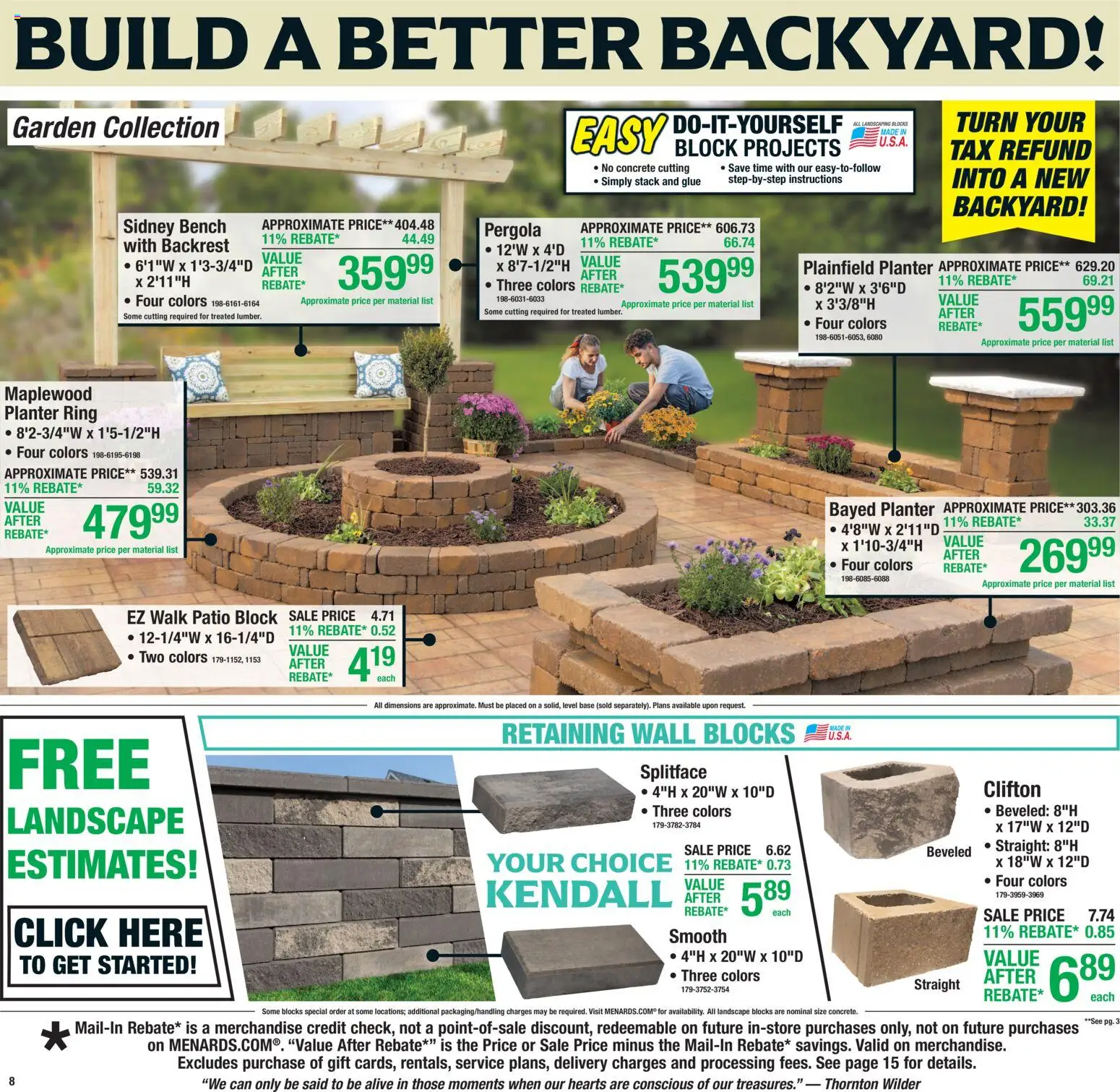 Menards Weekly Ad - valid from 16.04.2026 | Page: 8 | Products: Ring