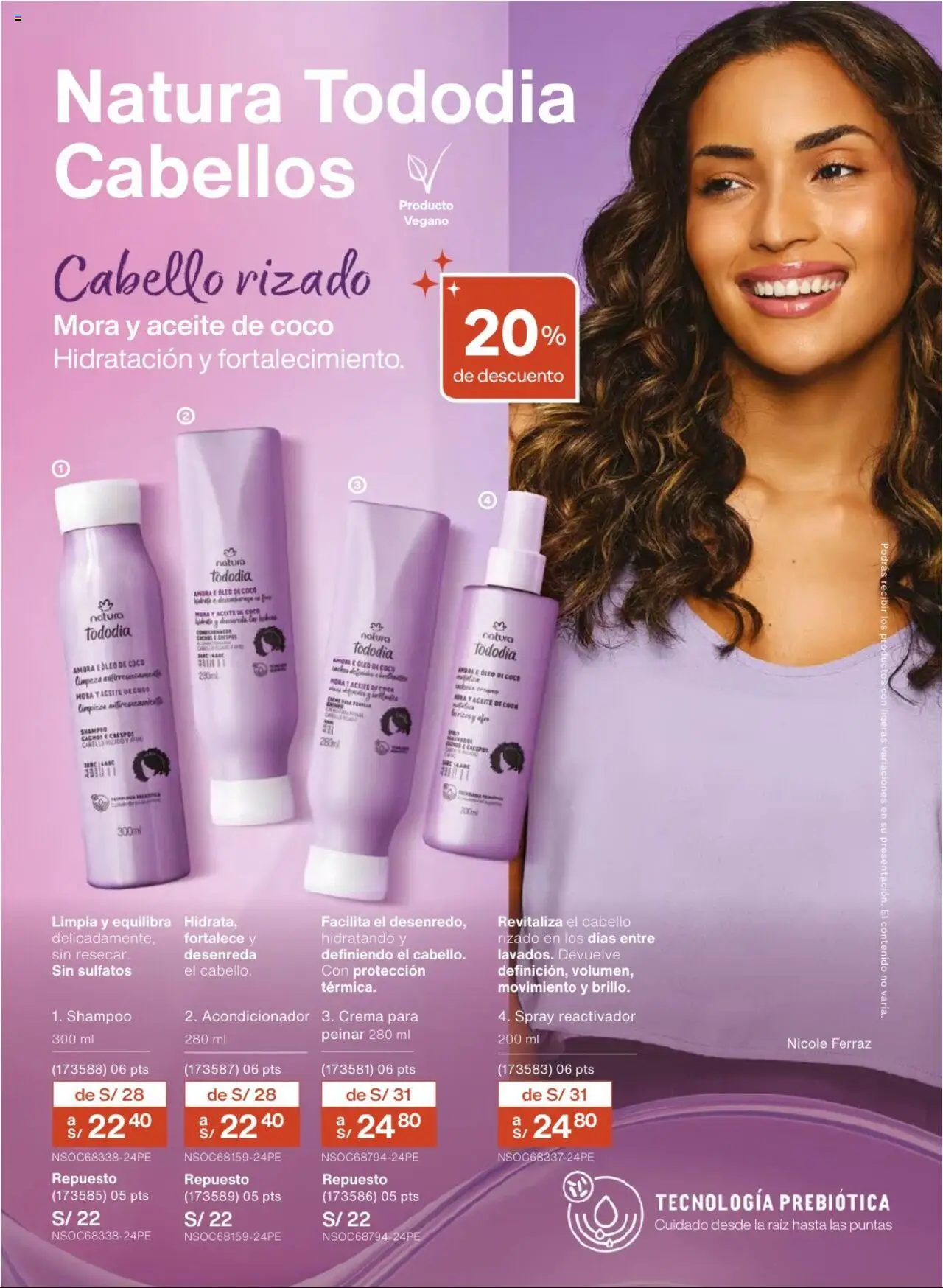 Catálogo Natura válido desde 03.10.2025 | Página: 151 | Productos: Shampoo, Acondicionador, Aceite, Crema