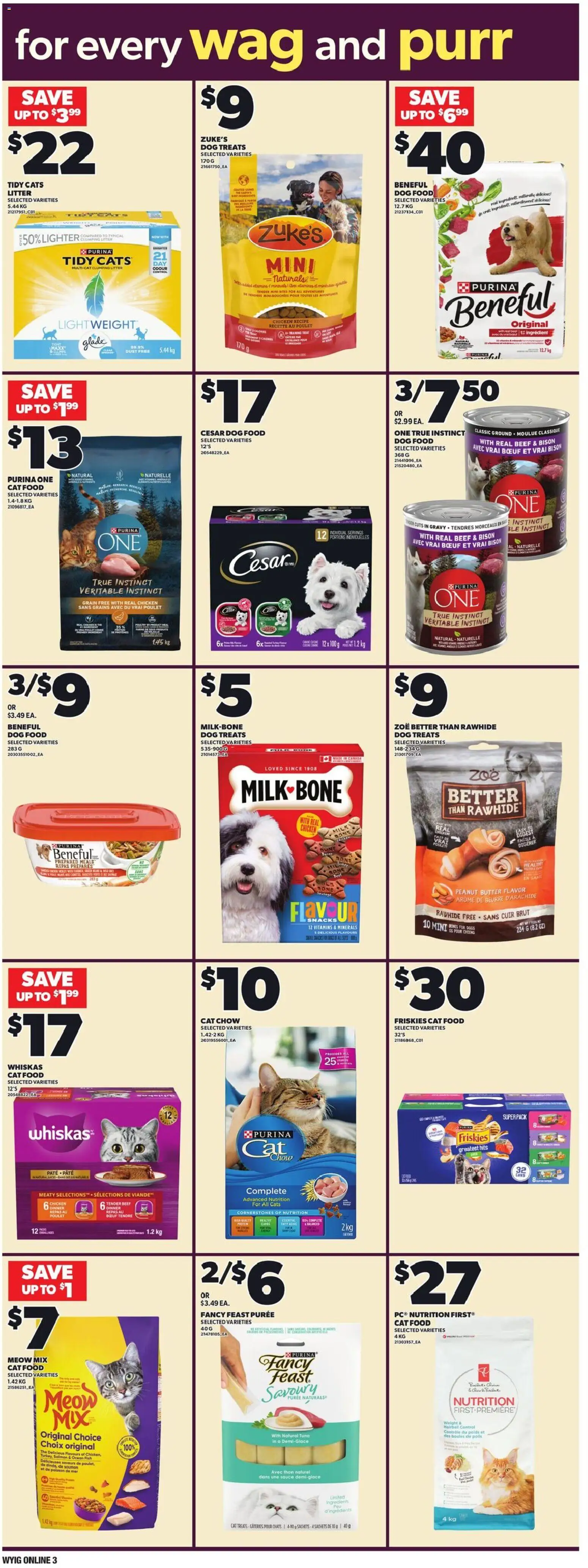Loblaws flyer valid from 19.02.2026 | Page: 10 | Products: Fish, Beef, Butter, Chicken