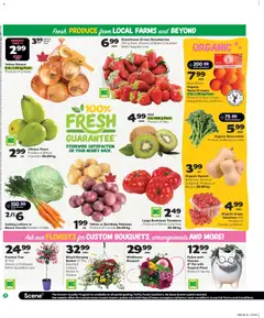 Preview of Thrifty Foods weekly flyer / circulaire from shop Thrifty Foods valid from 23.04.2026 | Page: 3 | Products: Strawberries, Kiwi, Glasses, Oranges