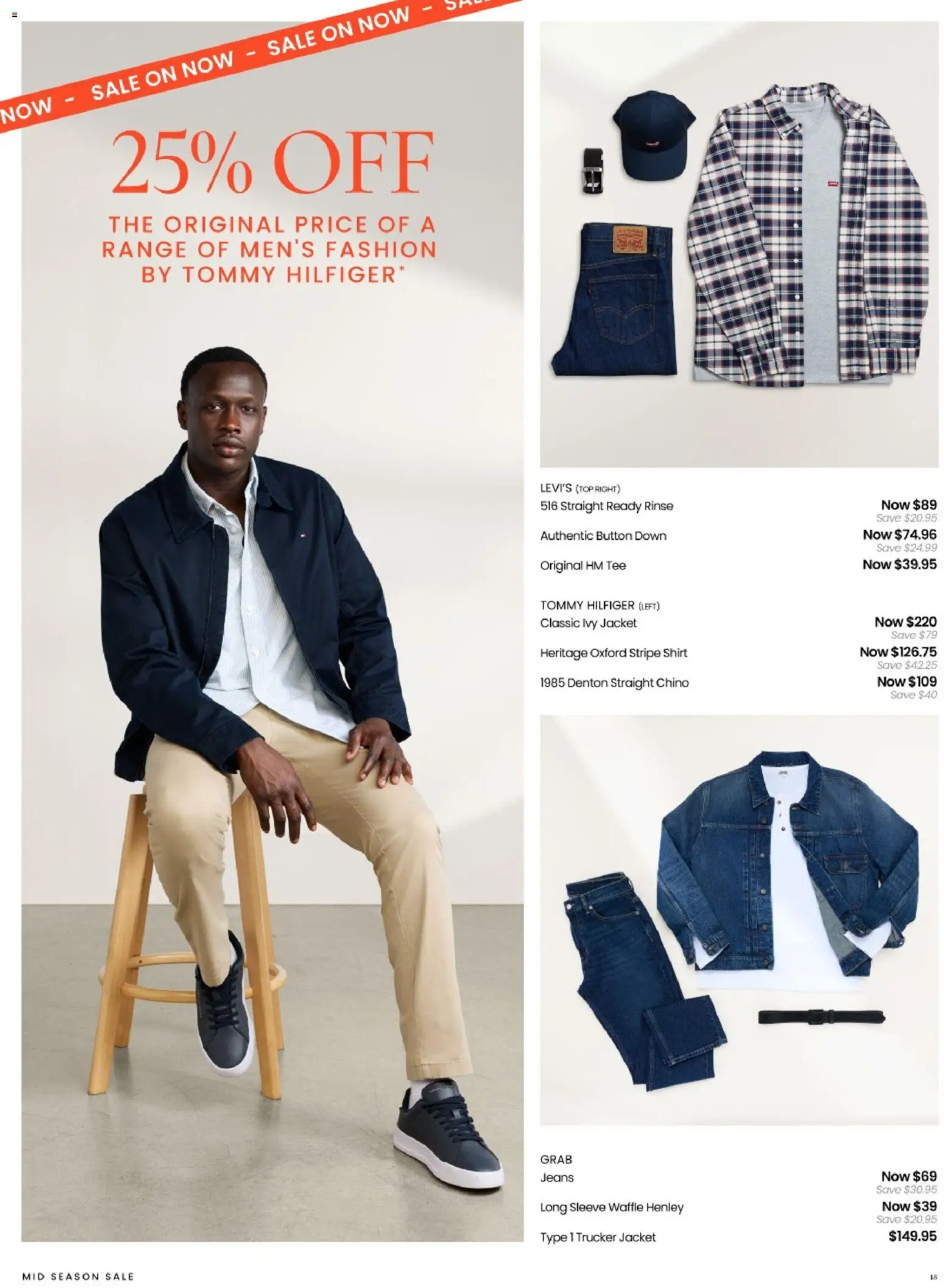 Myer catalogue - valid from 04.03.2026 | Page: 18 | Products: Long sleeve, Shirt, Jacket, Jeans