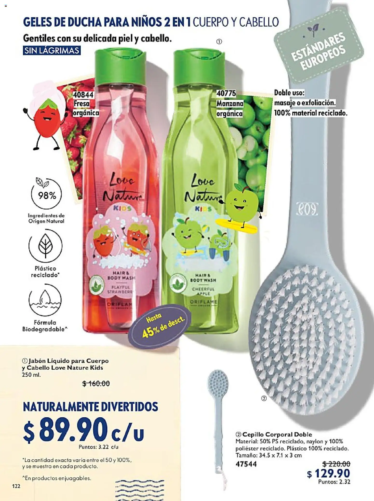 Nuevas ofertas de Oriflame válidas en toda la República Mexicana desde el 14.02.2026. ¡Encuentra las mejores ofertas en Oriflame campaña 3 2026! | Página: 122 | Productos: Fresa, Jabón líquido, Cepillo, Body