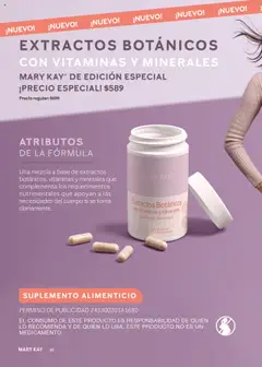 Nuevas ofertas de Mary Kay válidas en toda la República Mexicana desde el 01.07.2025. ¡Encuentra las mejores ofertas en Mary Kay catálogo! | Página: 35 | Productos: Vitaminas