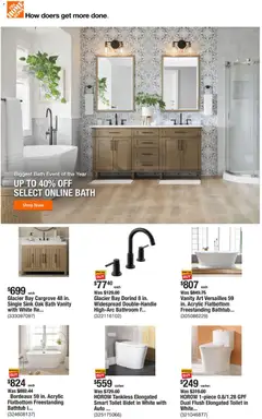 Preview of Home Depot weekly ads valid from 22.01.2026