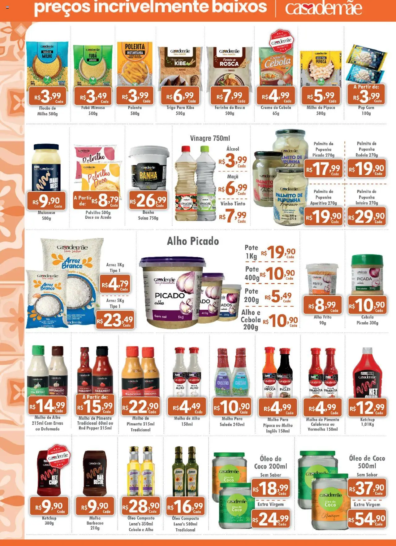 Royal Supermercados Folheto - válido de 29.09.2025 | Página: 4 | Produtos: Pupunha, Cebola, Óleo, Óleo de coco