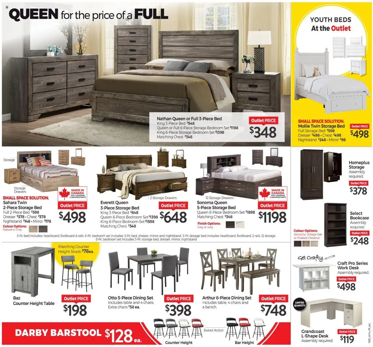 Tepperman's flyer valid from 16.10.2025 | Page: 3 | Products: Bed, Table, Mirror