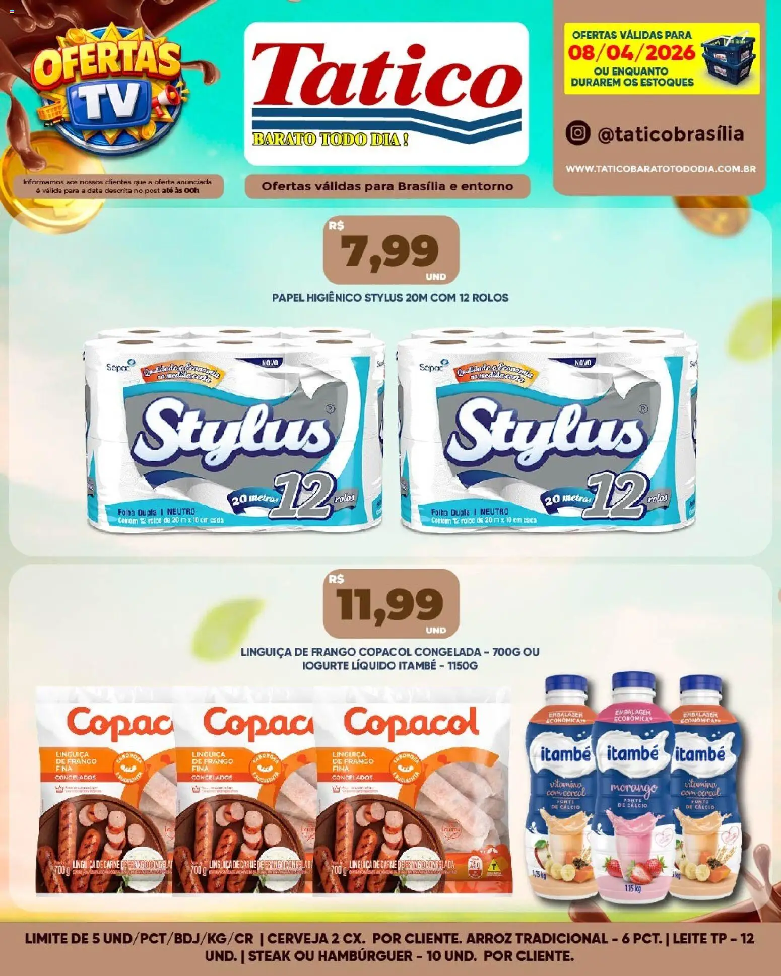 Tatico Folheto - válido de 09.04.2026 | Página: 42 | Produtos: Cerveja, Carne, Cálcio, Frango