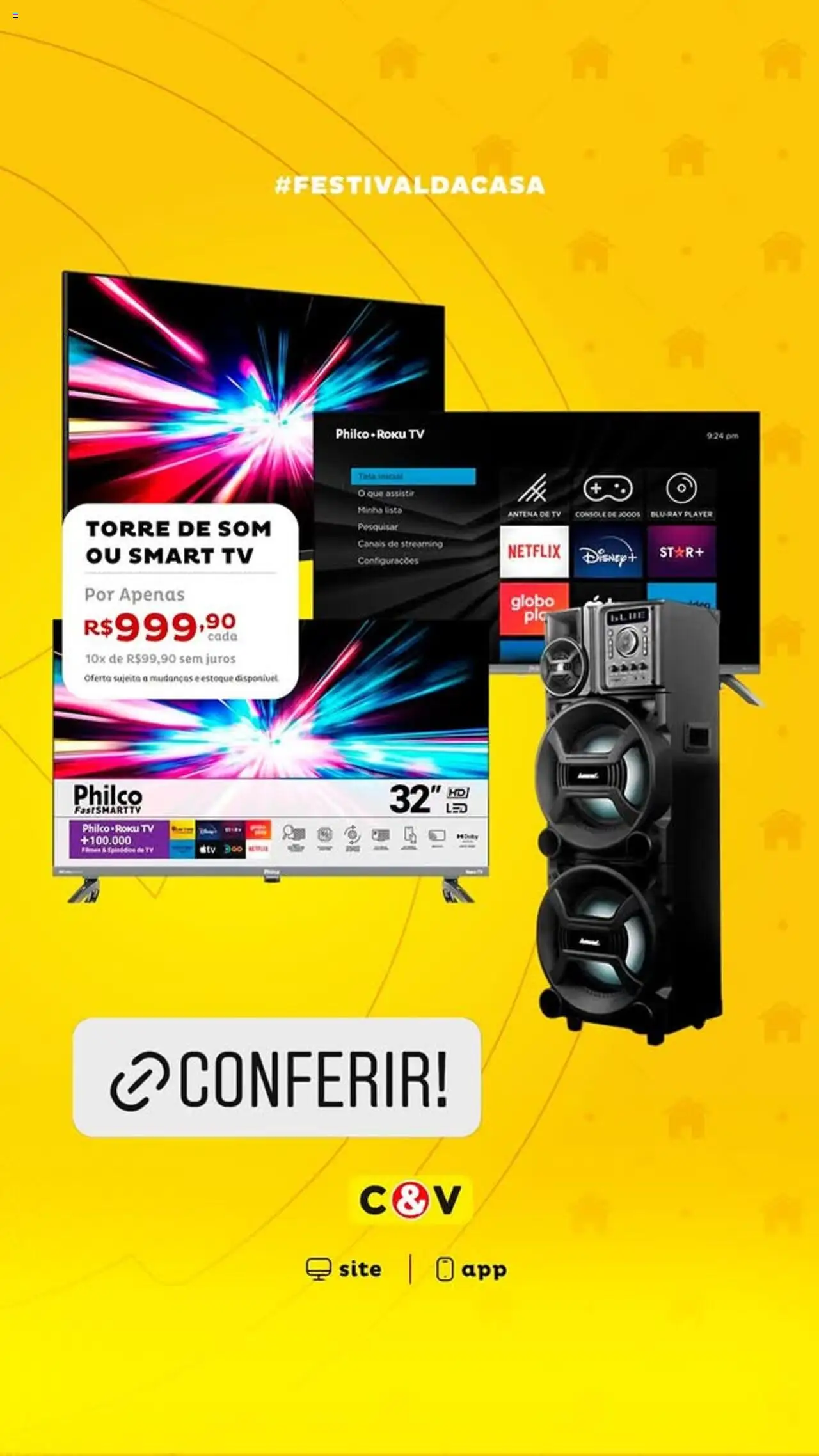 Casa e Video Folheto - válido de 20.08.2025 | Página: 8 | Produtos: smart TV, Antena, Tv