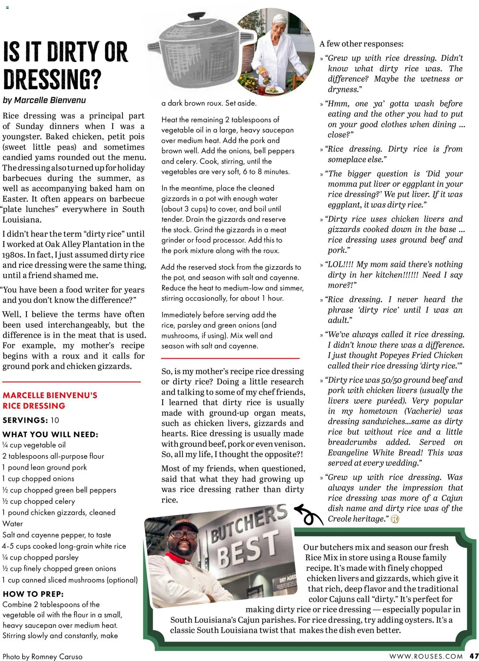 Rouses Magazine Winter 2025 - valid from 20.11.2025 | Page: 49 | Products: Water, Salt, Eggplant, Parsley