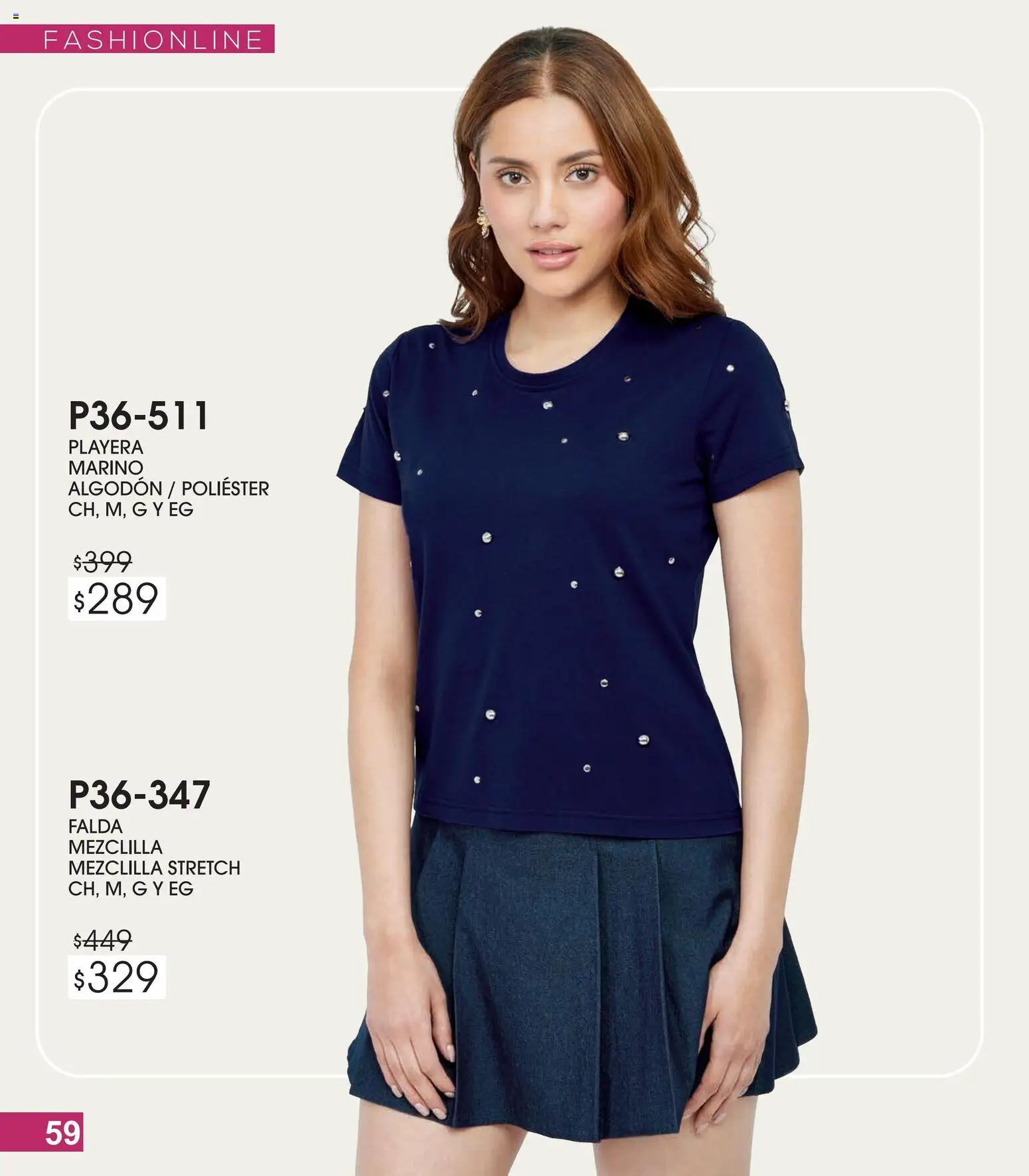 Nuevas ofertas de Cklass válidas en toda la República Mexicana desde el 13.02.2026. ¡Encuentra las mejores ofertas en Cklass catálogo Especial Fashionline! | Página: 60 | Productos: Algodón, Playera, Falda