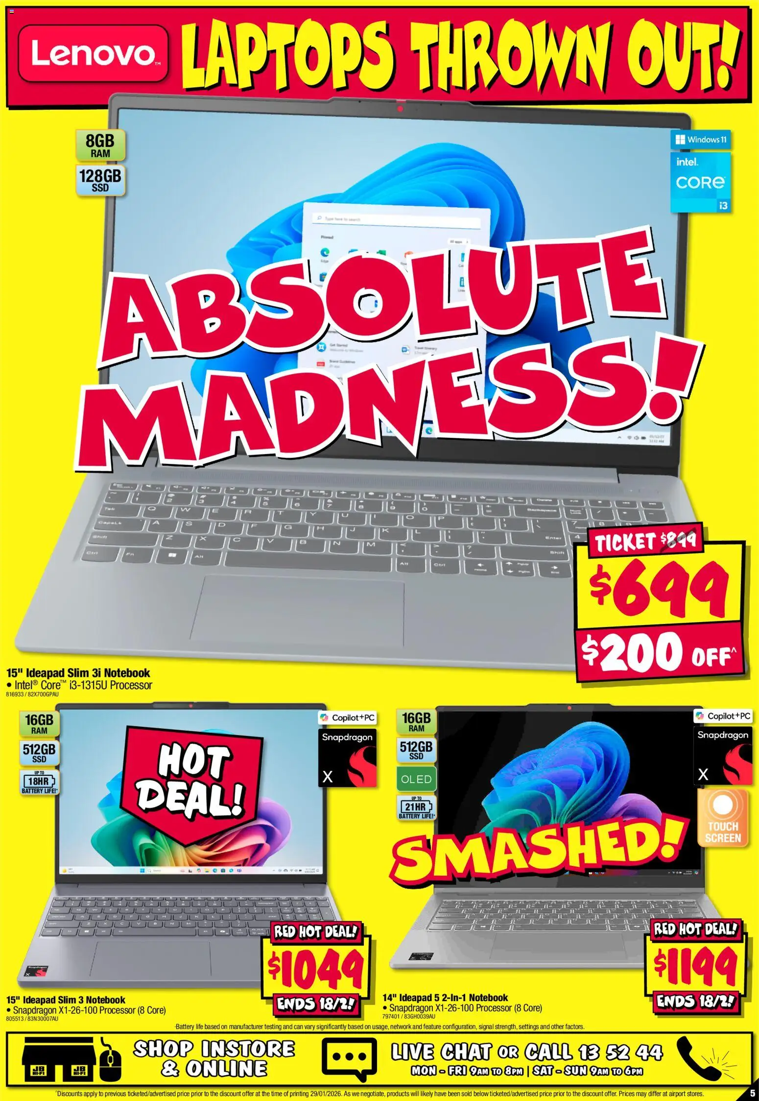 JB Hi-Fi catalogue - valid from 12.02.2026 | Page: 5 | Products: Battery, Notebook, Screen