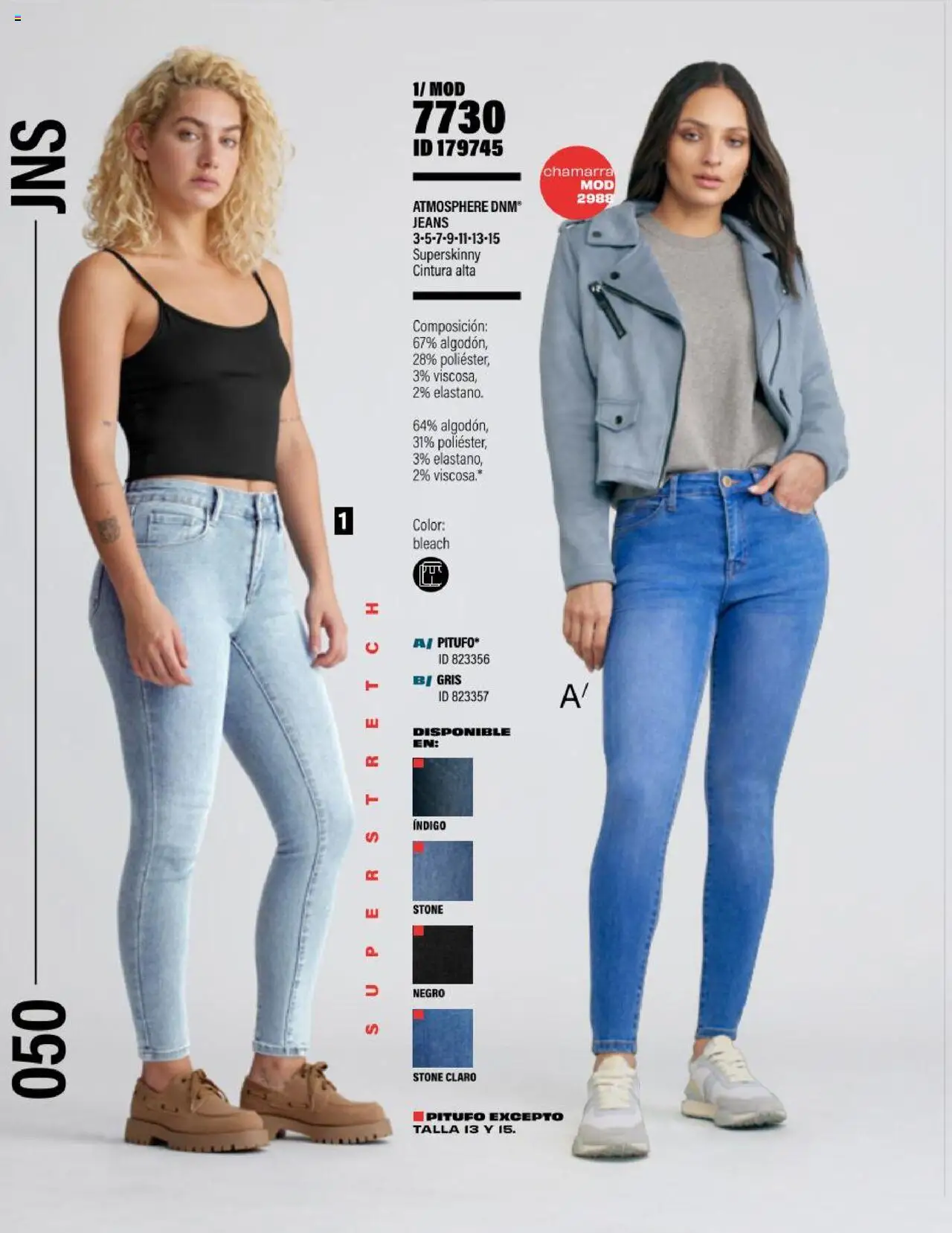 Nuevas ofertas de Price Shoes válidas en toda la República Mexicana desde el 05.08.2025. ¡Encuentra las mejores ofertas en Price Shoes - Catálogo Jeans ! | Página: 50 | Productos: Chamarra