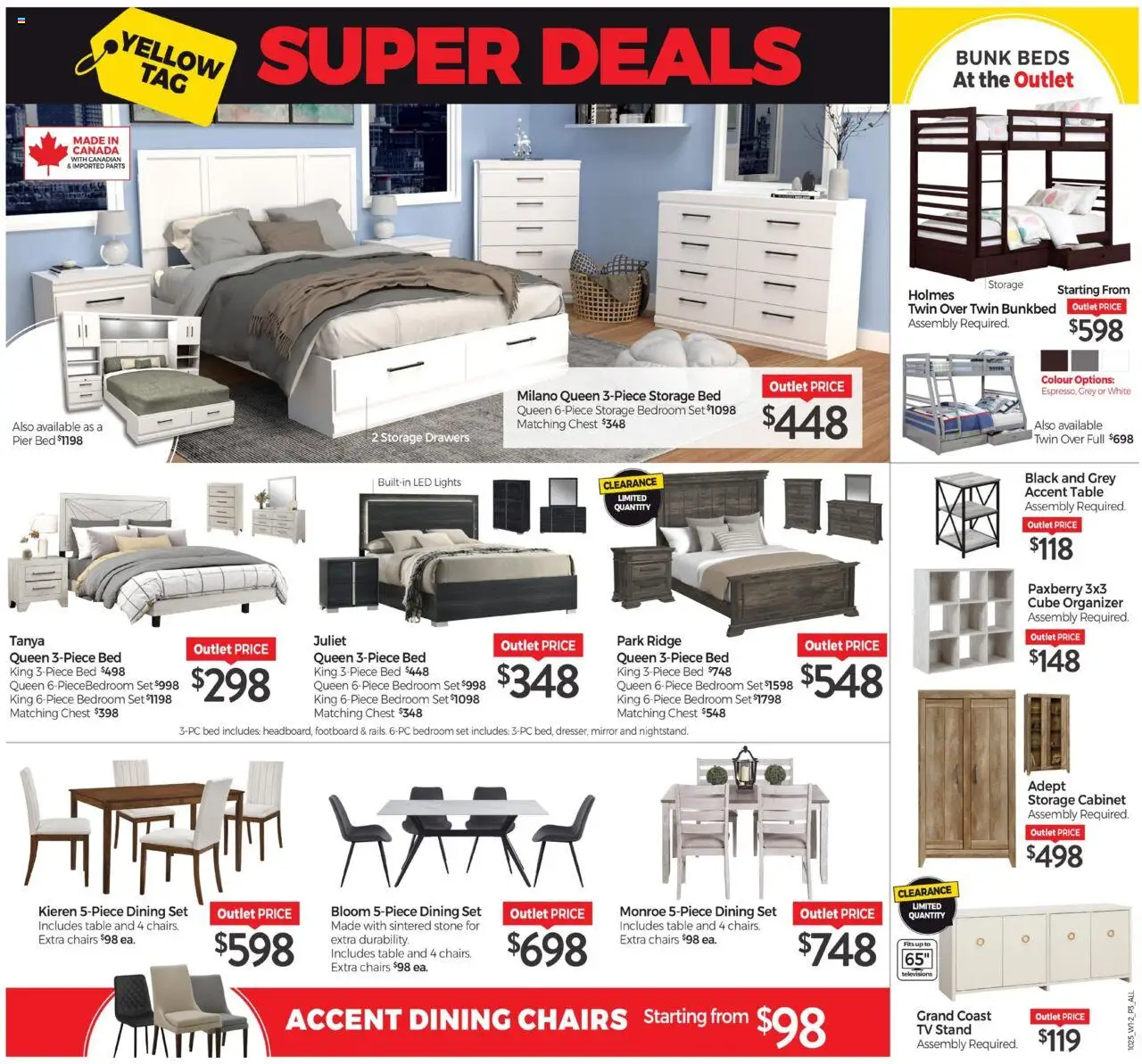 Tepperman's flyer valid from 02.10.2025 | Page: 3 | Products: Tv, Ridge, Table, Cabinet