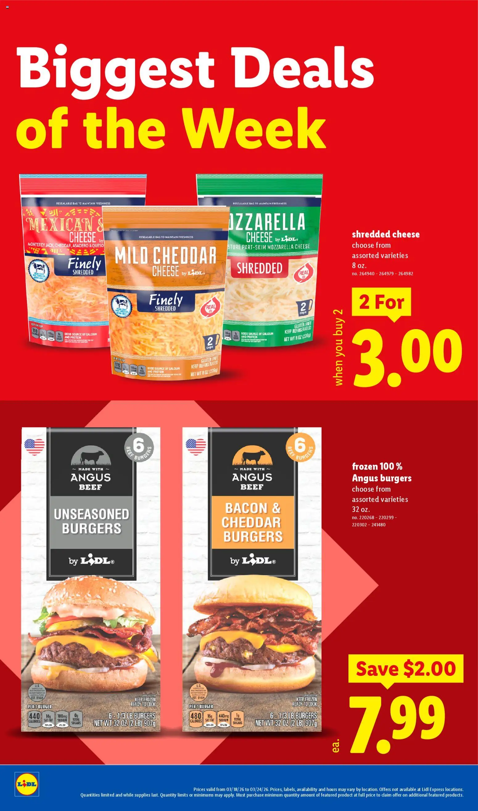 Lidl Weekly Ad - valid from 18.03.2026 | Page: 6 | Products: Cheese, Beef, Bag