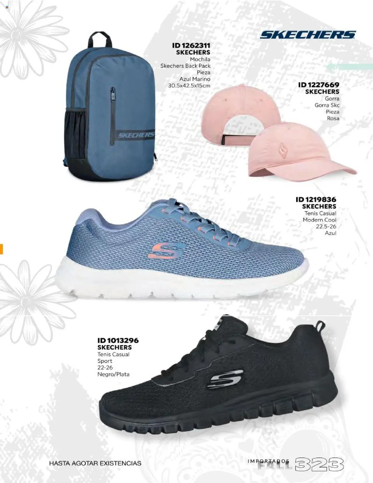 Nuevas ofertas de Price Shoes válidas en toda la República Mexicana desde el 18.10.2025. ¡Encuentra las mejores ofertas en Price Shoes catálogo Fall Importados segunda! | Página: 323 | Productos: Tenis, Gorra, Mochila