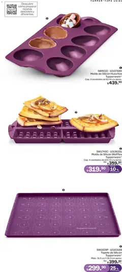 Vista previa de Tupperware catálogo, nuevo folleto de la tienda, válido en México a partir del 01.12.2025 | Página: 61 | Productos: Tupper, Molde, Tapete