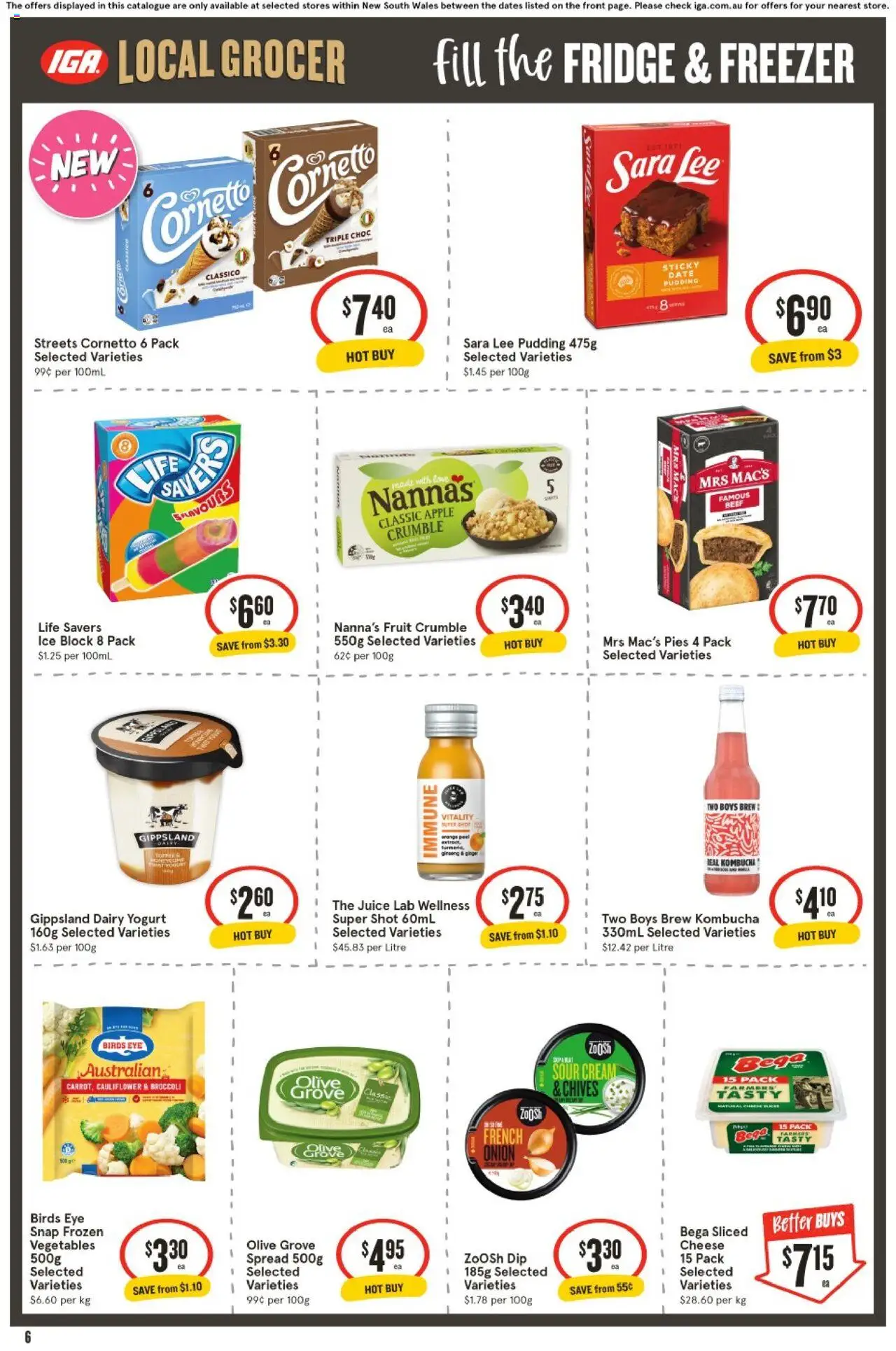 IGA catalogue - valid from 27.08.2025 | Page: 6 | Products: Flour, Pasta, Sugar, Wheat