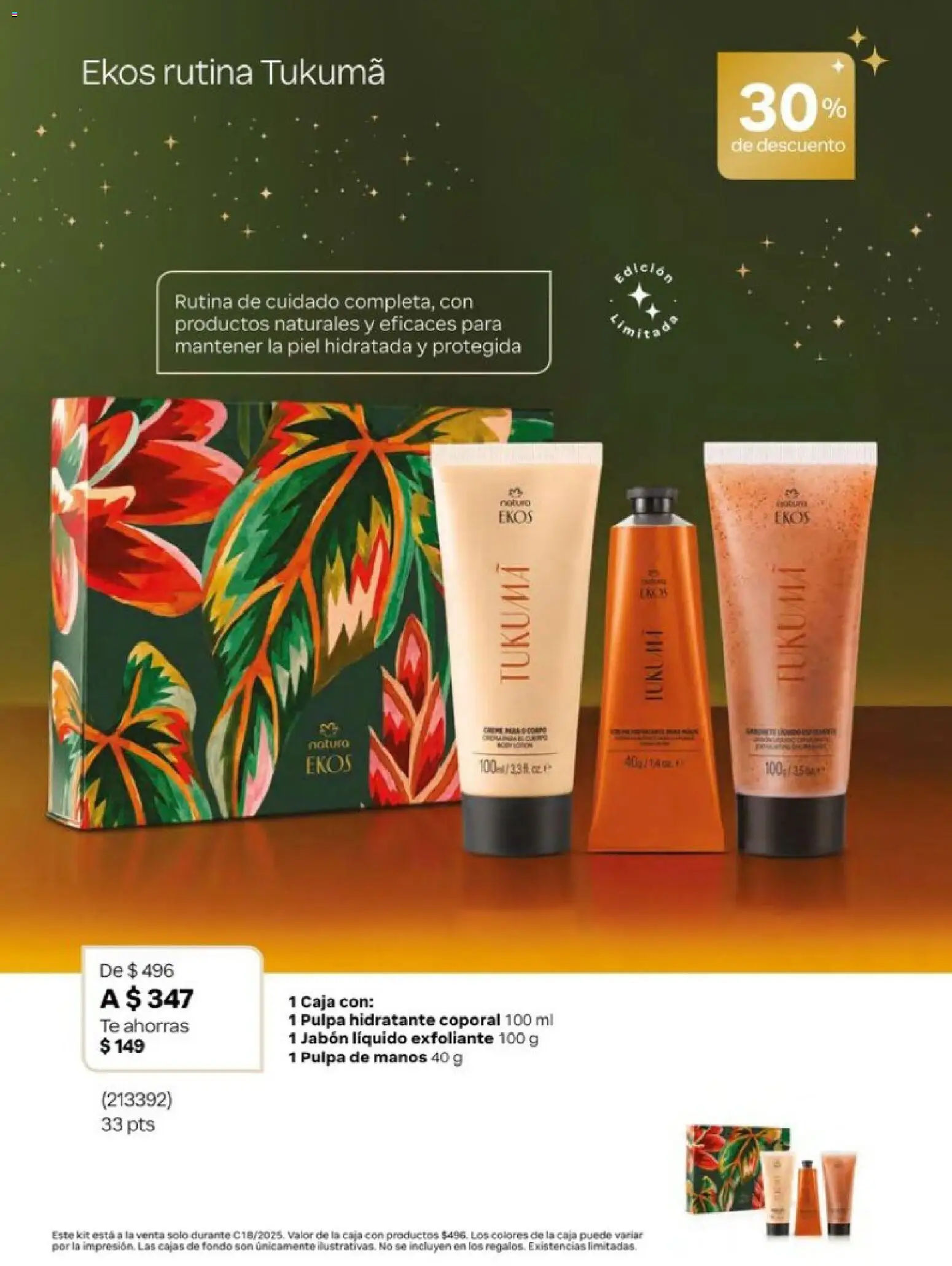 Nuevas ofertas de Natura válidas en toda la República Mexicana desde el 01.12.2025. ¡Encuentra las mejores ofertas en Natura campaña 18 2025! | Página: 25 | Productos: Jabón líquido, Té, Caja, Jabón