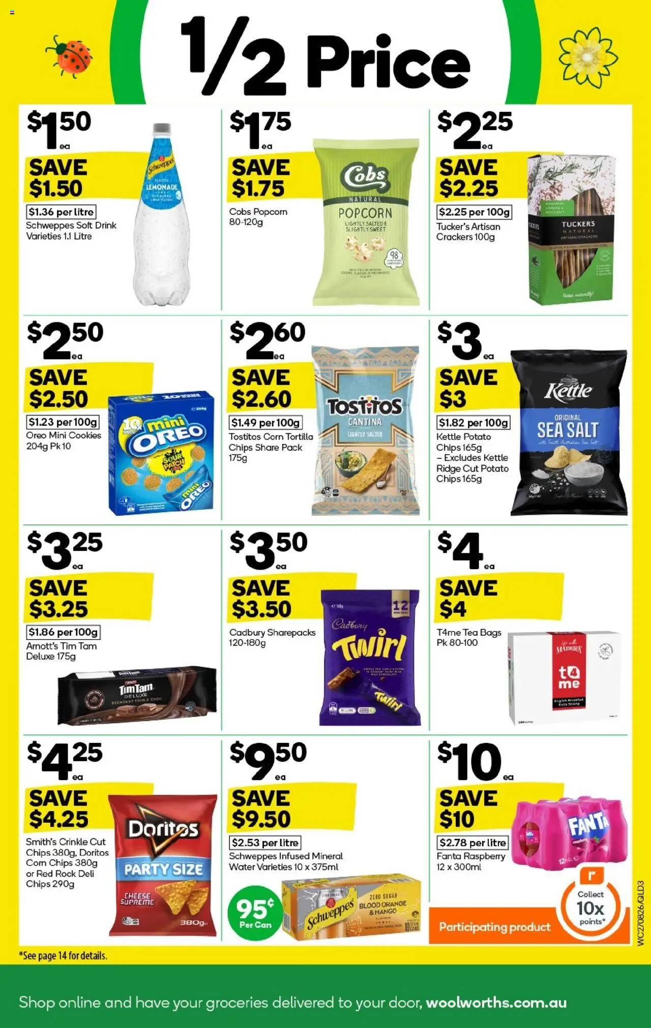 Woolworths catalogue - valid from 27.08.2025 | Page: 3 | Products: Chips, Water, Salt, Raspberry