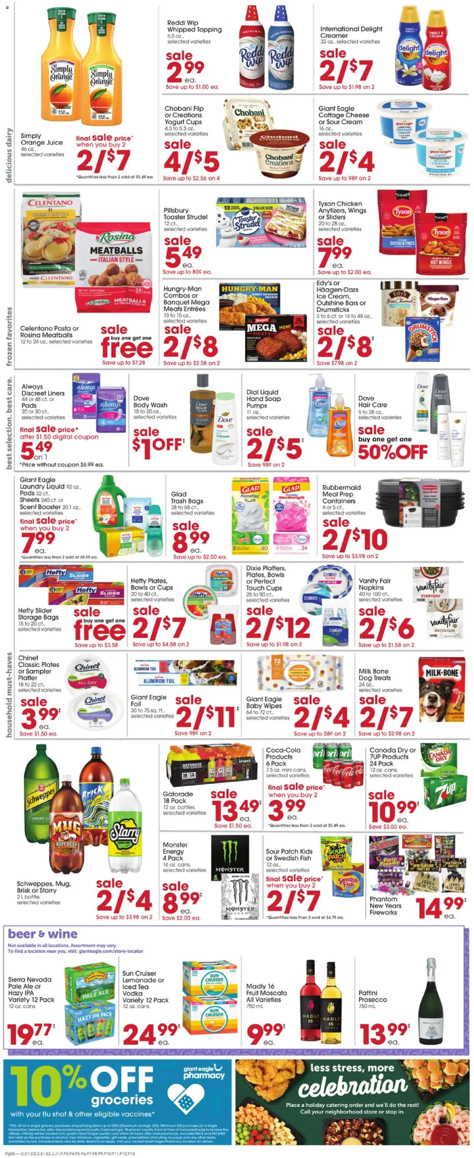 Giant Eagle Weekly Ad - valid from 25.12.2025 | Page: 6 | Products: Ginger, Juice, Bourbon, Body Wash
