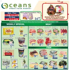 Preview of Oceans weekly flyer / circulaire from shop Oceans valid from 28.11.2025