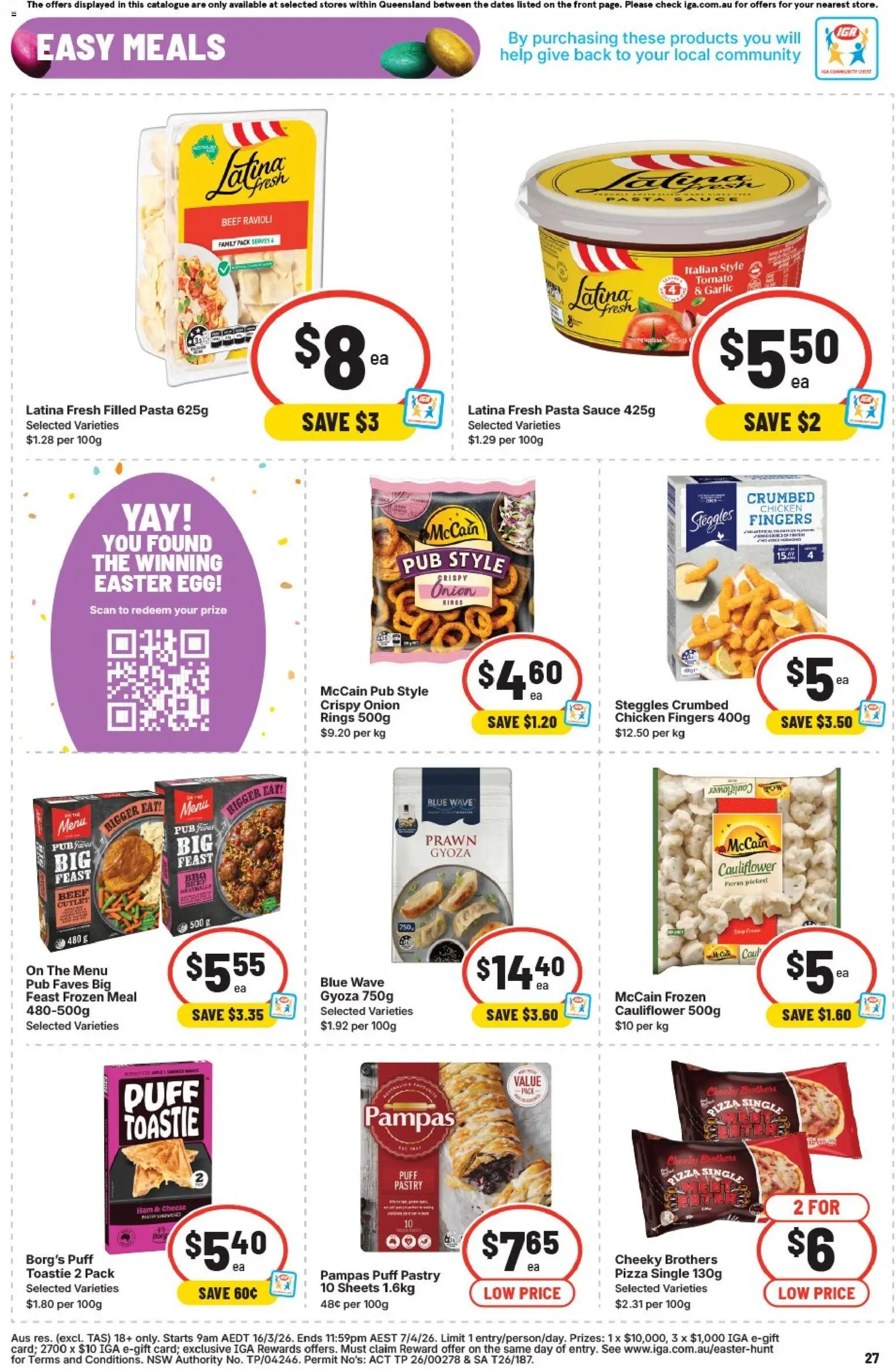 IGA catalogue - valid from 18.03.2026 | Page: 25 | Products: Noodles, Beef, Soup, Garlic