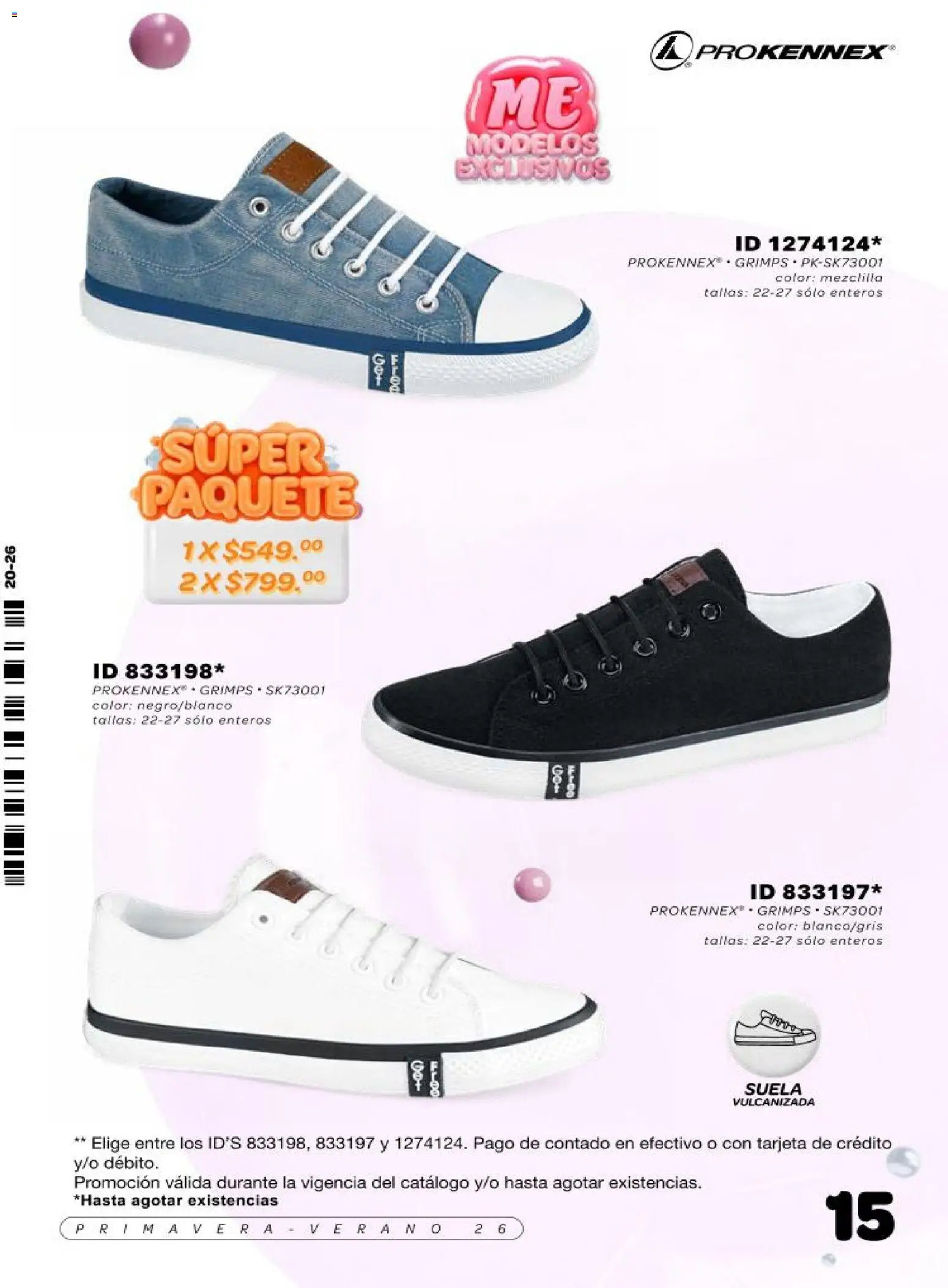 Nuevas ofertas de Price Shoes válidas en toda la República Mexicana desde el 30.03.2026. ¡Encuentra las mejores ofertas en Price Shoes catálogo Prokennex! | Página: 15