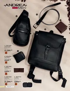 Vista previa de Andrea catálogo Primavera, nuevo folleto de la tienda, válido en México a partir del 25.01.2026 | Página: 36 | Productos: Cinturón, Mochila