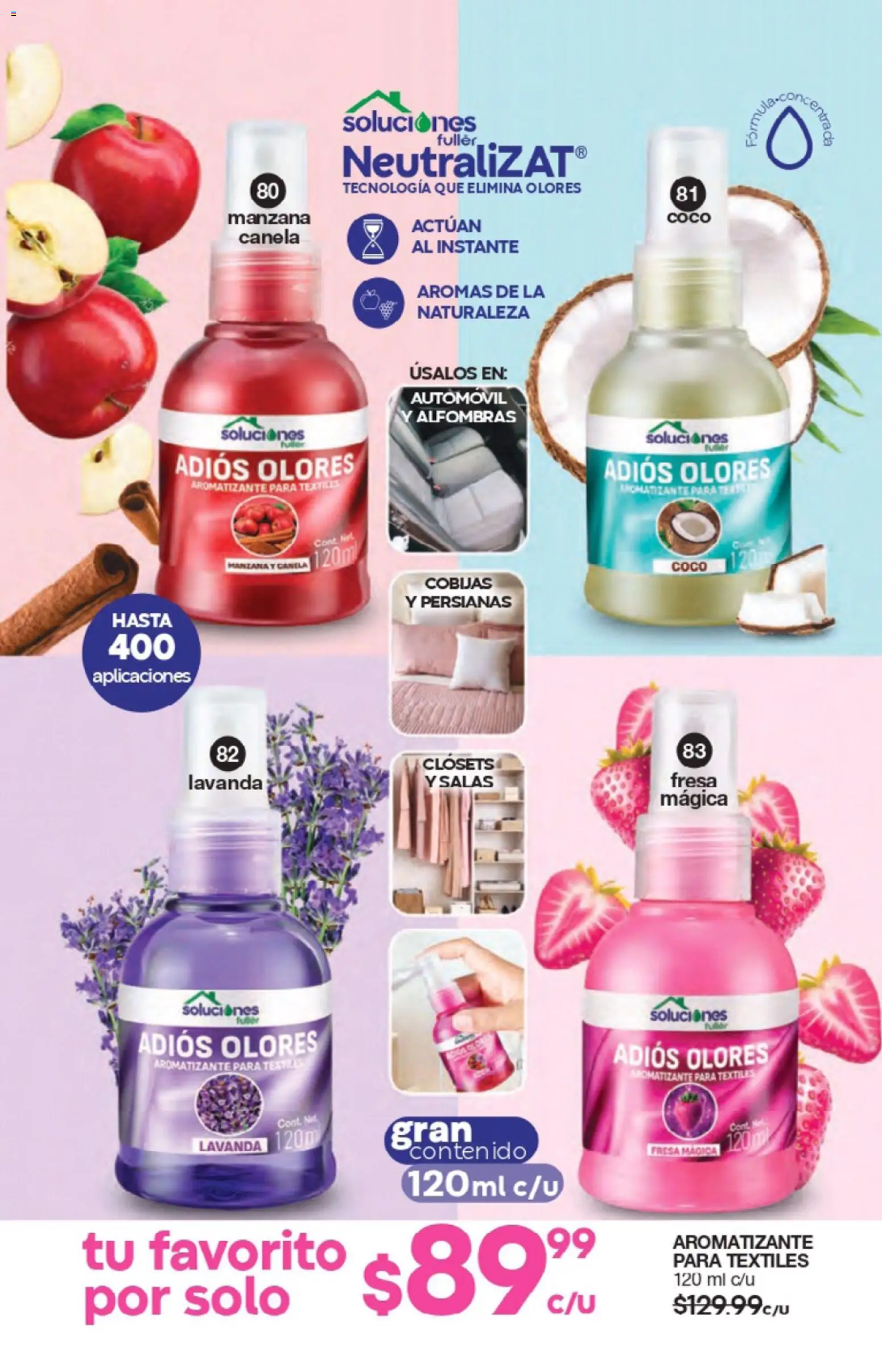 Nuevas ofertas de Fuller válidas en toda la República Mexicana desde el 04.02.2026. ¡Encuentra las mejores ofertas en Fuller campaña 22 2026! | Página: 52 | Productos: Fresa, Manzana