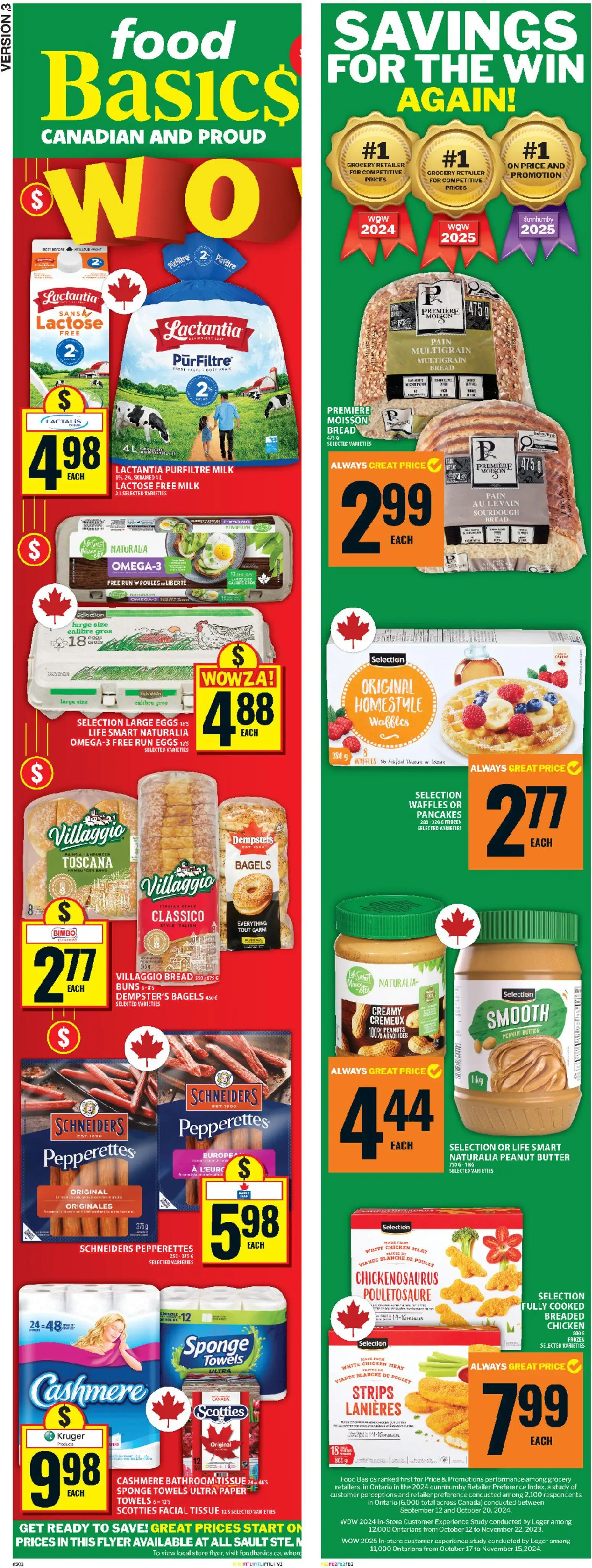 Food Basics flyer valid from 29.01.2026 | Page: 2 | Products: Sponge, Milk, Butter, Bread
